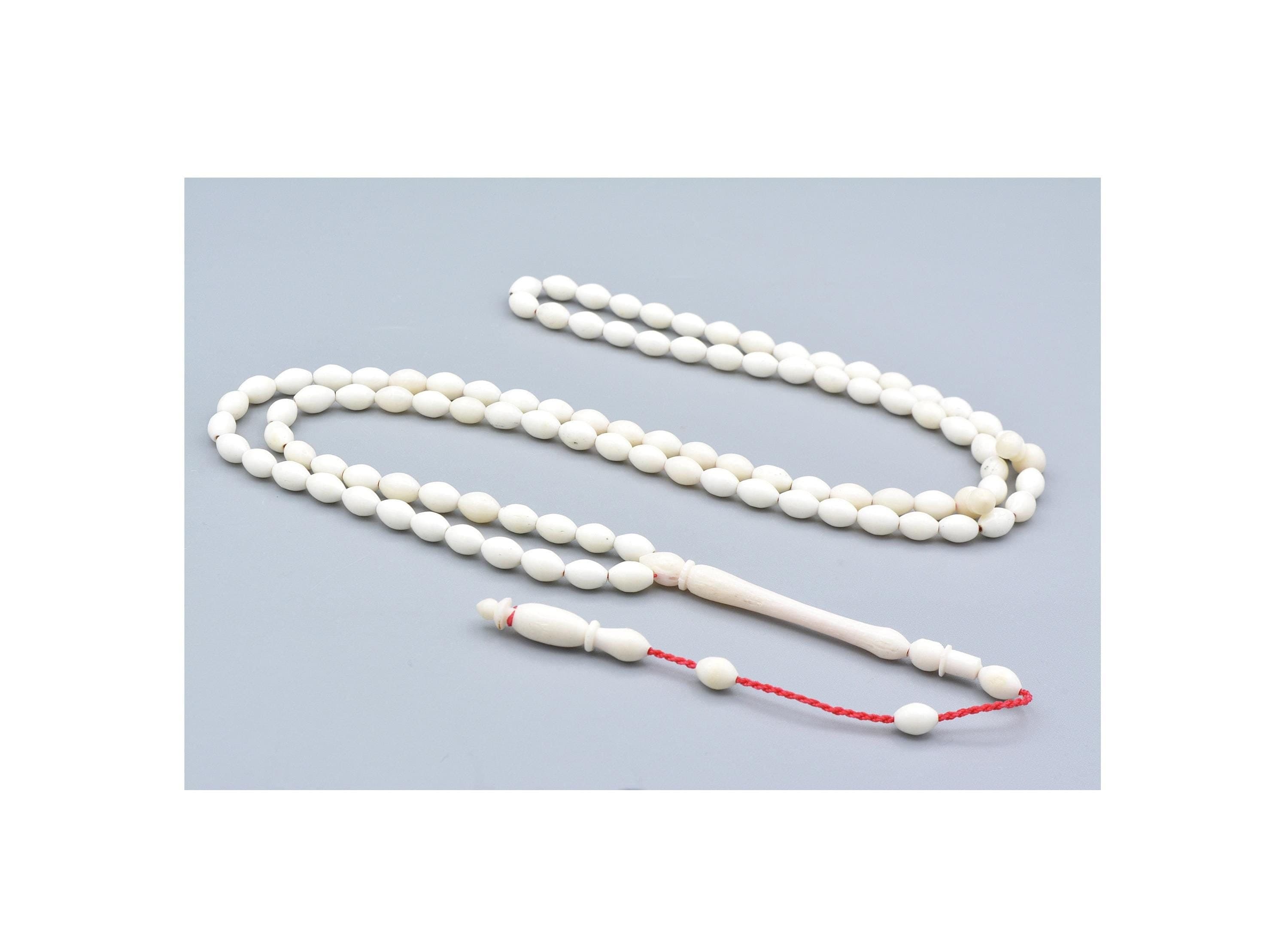 Natural Camel Bone 99 Beads Islamic Prayer Beads, Tasbih, Misbaha, Tasbeeh, Rosary, Tasbih 99, Muslim, Gift,Tesbih, Sibha, Camel Bone, Islam