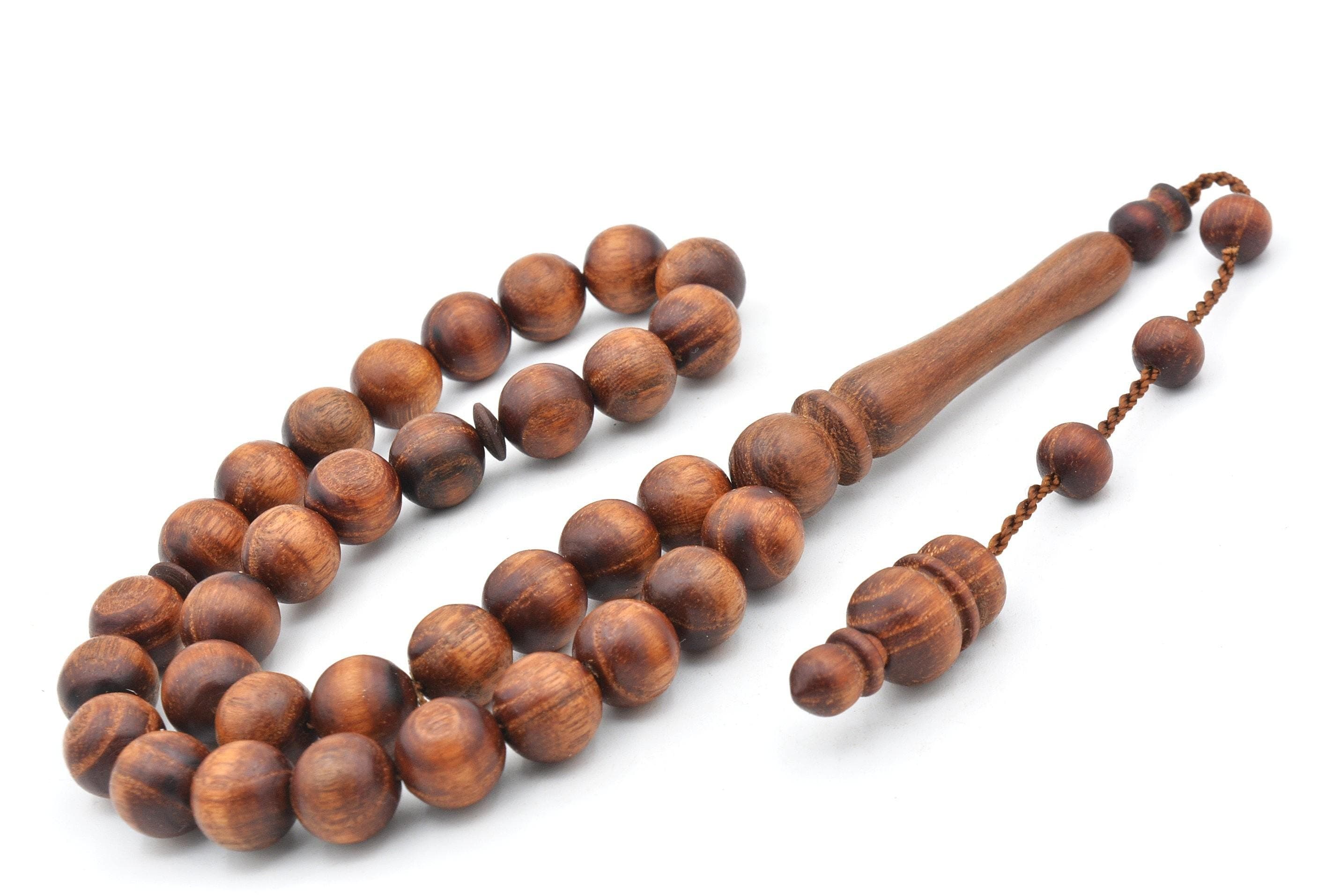 Rustem Master's Orange Tree 33 Beads Tasbih, Acacia Tree 33 Beads Tasbih, Misbaha, Orange Tree Rosary, Tasbeeh, Acacia Tree Rosary, Tesbih - image 4