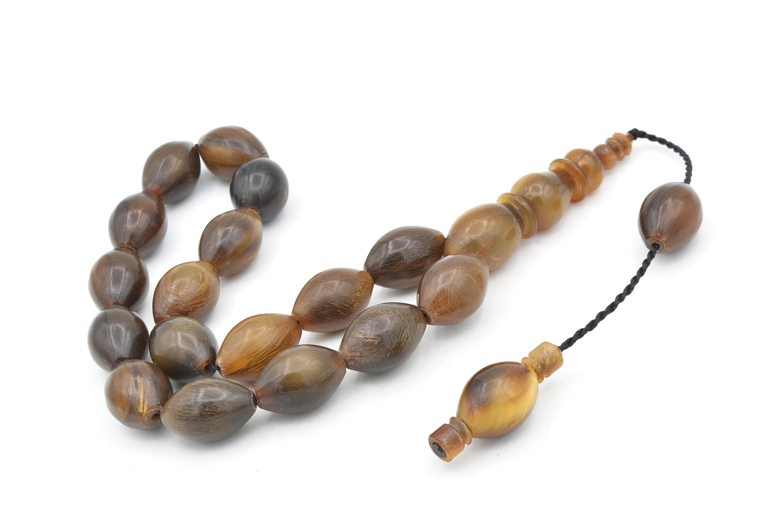 Natural Gazelle Horn 17 Beads Tasbih, Prayer Beads Tasbih Tasbeeh, Muslim Tasbih, Worry Beads, Misbaha, Tesbih, Ceylan Boynuzu, Gazelle Horn - image 5
