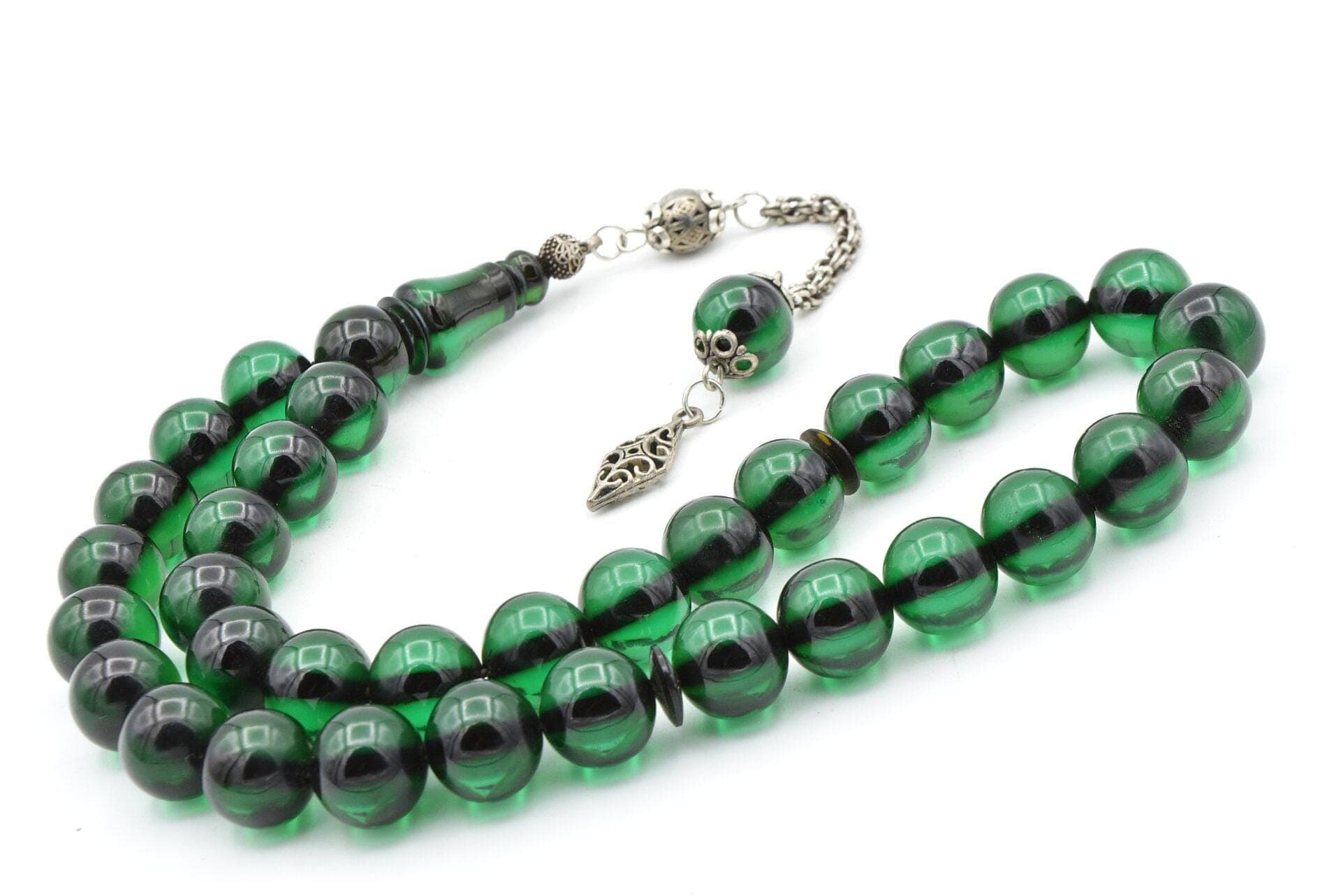 Globe Cut Fire Amber Tasbih 33 Beads, Islamic, Misbaha, Rosary, Tasbeeh, Muslim, Tasbih, Sibha, Faturan Tasbih,Muslim Gift, Prayer Beads - image 4