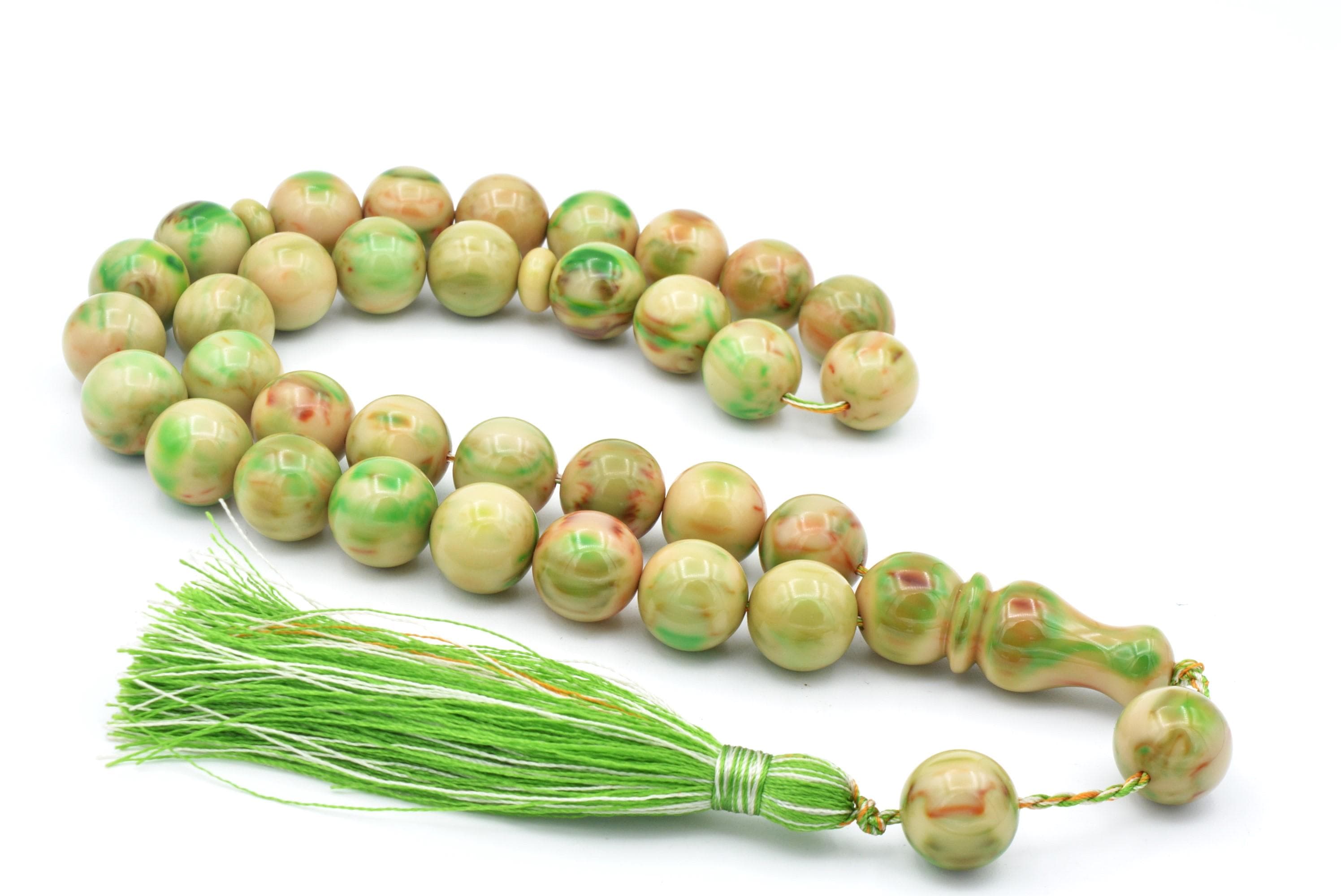 Big Catalin Rosary 33 Beads, Big Size Tasbih, Islamic, Misbaha, Tasbih, Tasbeeh, Muslim, Tasbih, Faturan Tasbih,Muslim Gift, Prayer Beads - image 4