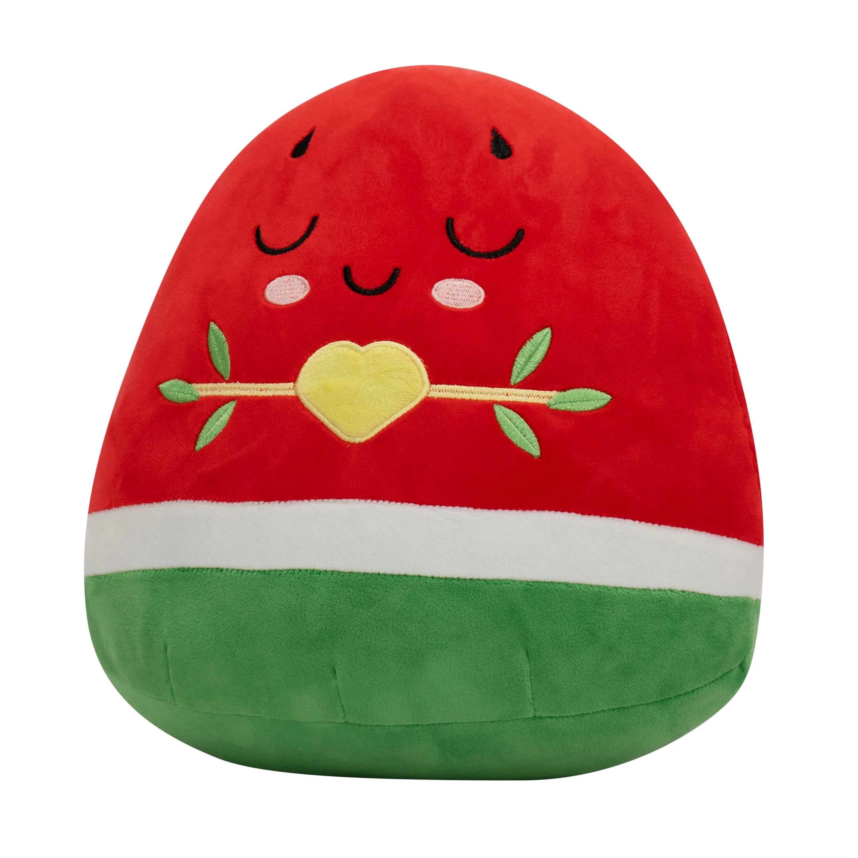 Watermelon Plushie - 30cm Soft Cuddly Pillow Adorable Fruit Plush Muslim Doll, Ramadan & Eid Gift