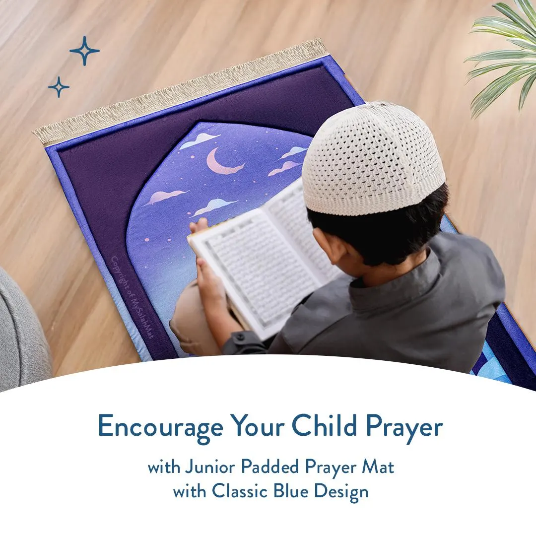 Padded Kids Prayer Mat with Twilight Masjid Design by Urban Rugs UK - image 3