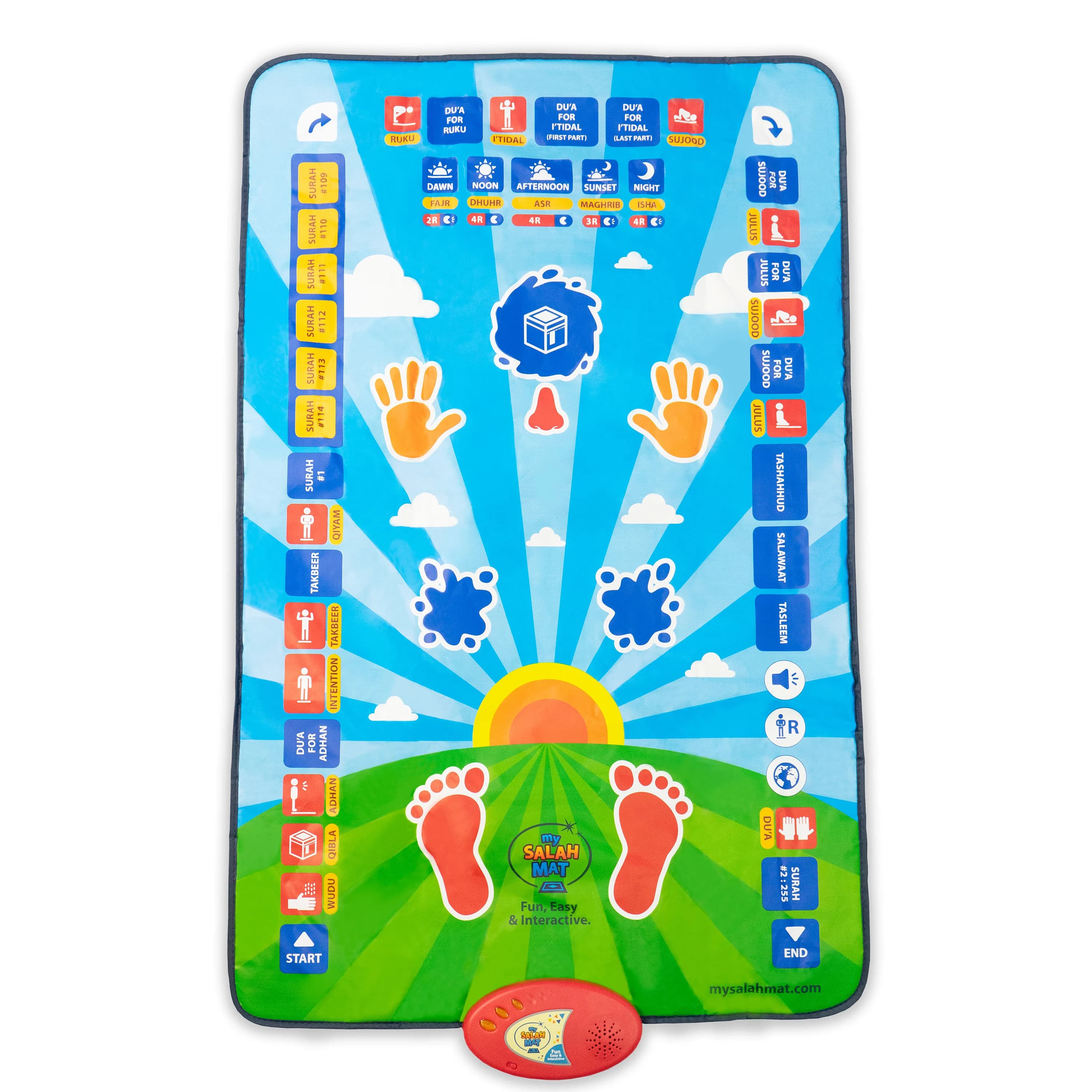 Kids Prayer Mat | Interactive Prayer Mat, Educational Toy, Ramadan Eid Gift, Vibrant colours, Audio and Visual Guides, Ramadan and Eid Gift - image 5