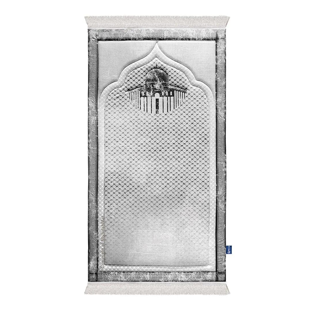 Adult Padded Prayer Mat with Palestinian Kufiya Design by Urban Rugs UK