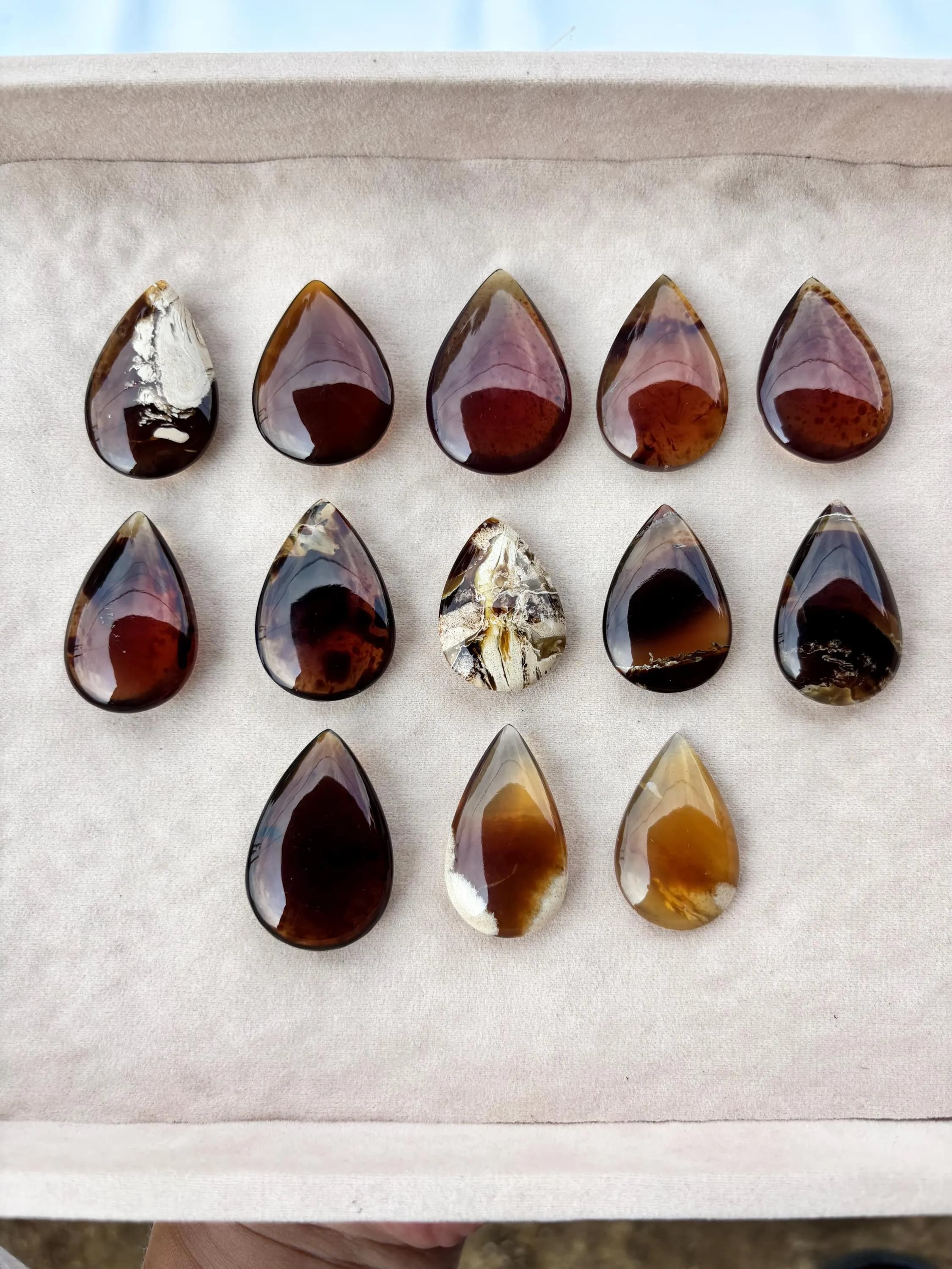 Natural Amber Teardrop Pendant | Genuine Gemstone Jewelry | Elegant Statement Piece
