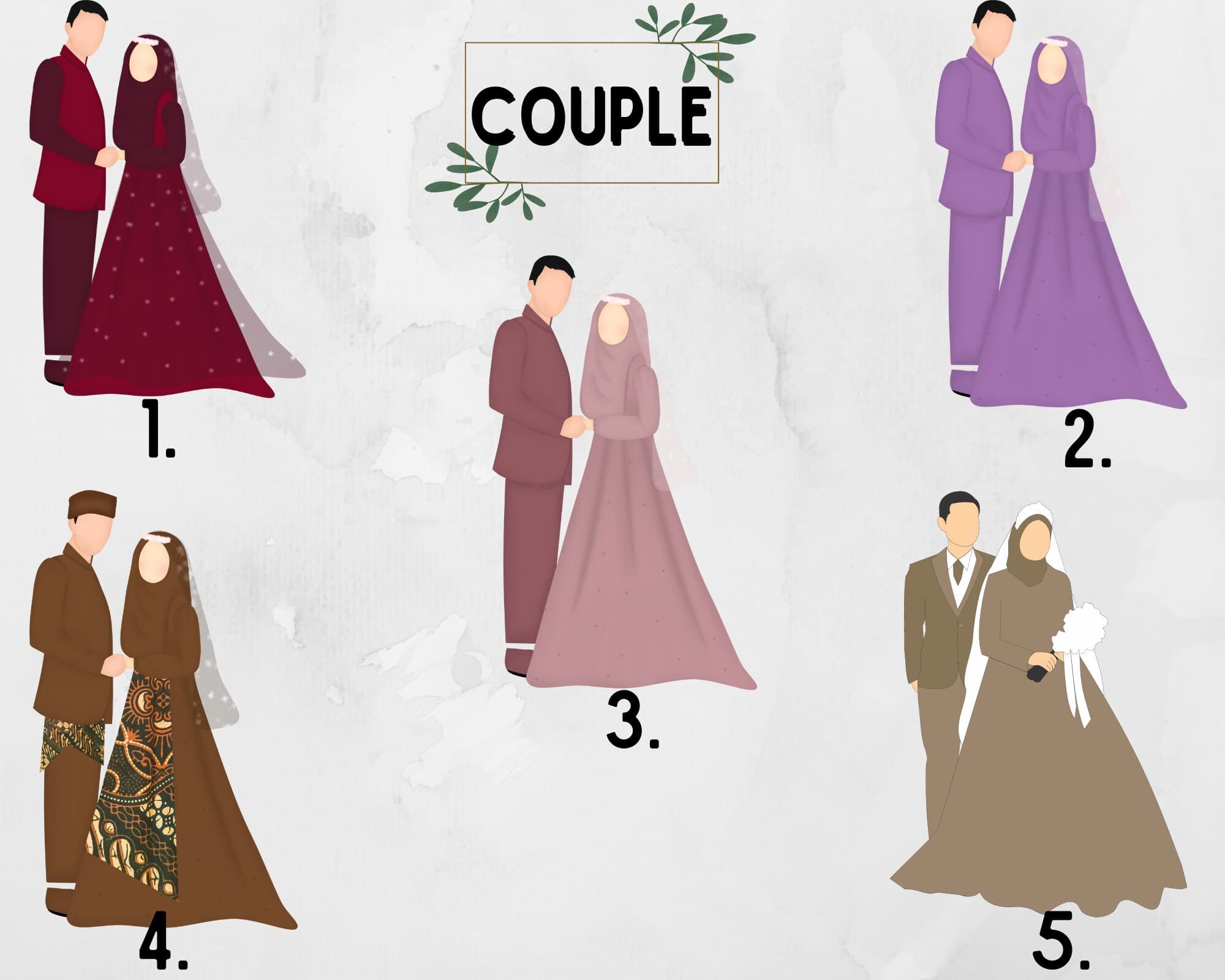 Personalized Muslim Couple Mug | Nikah Wedding Gift - image 5