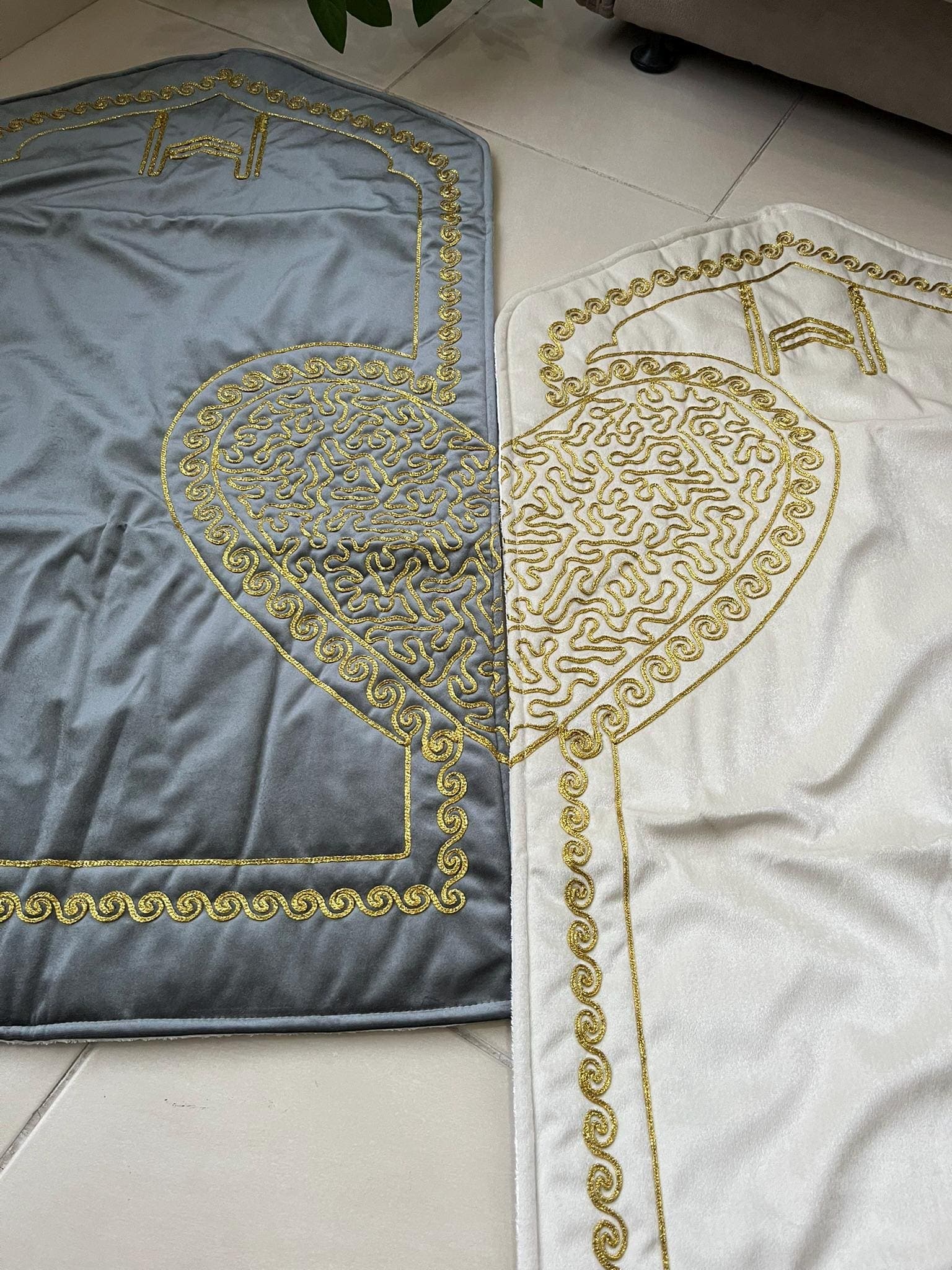 Personalized Prayer Mat Couple Set | Islamic Wedding Gift, Eid Gift - image 5