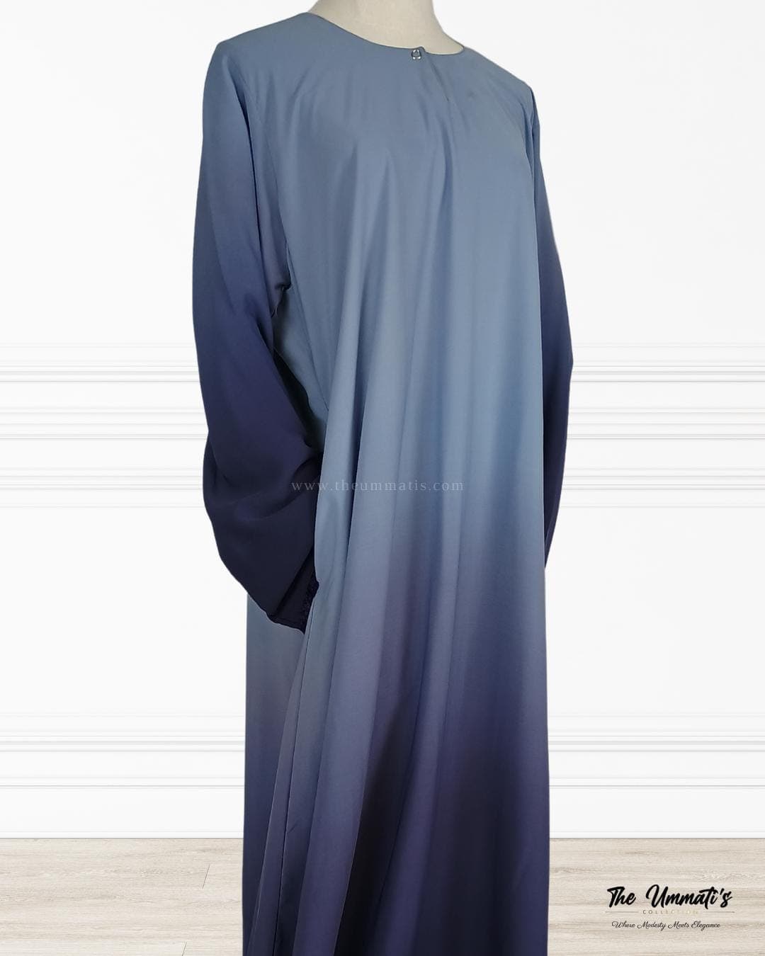 Ombre Abaya - (Ocean Drift) - image 4