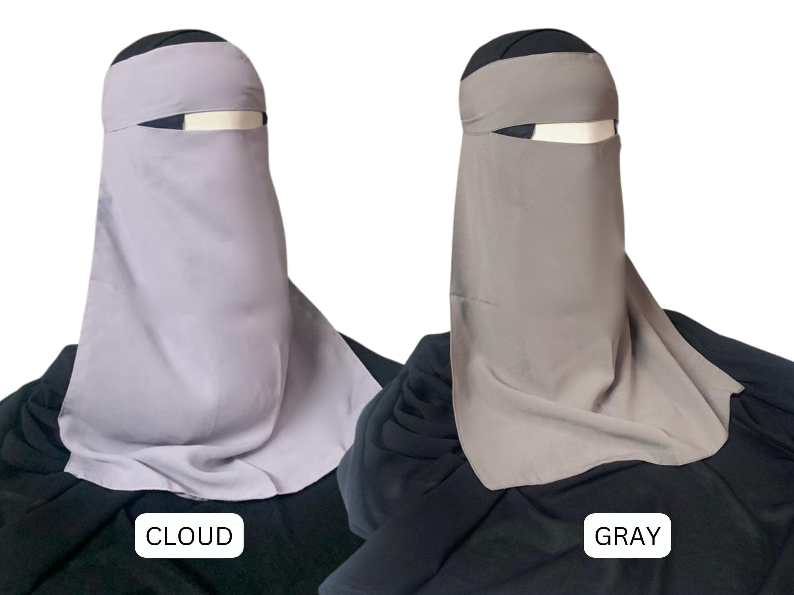 Long Single layer Niqab (super breathable)