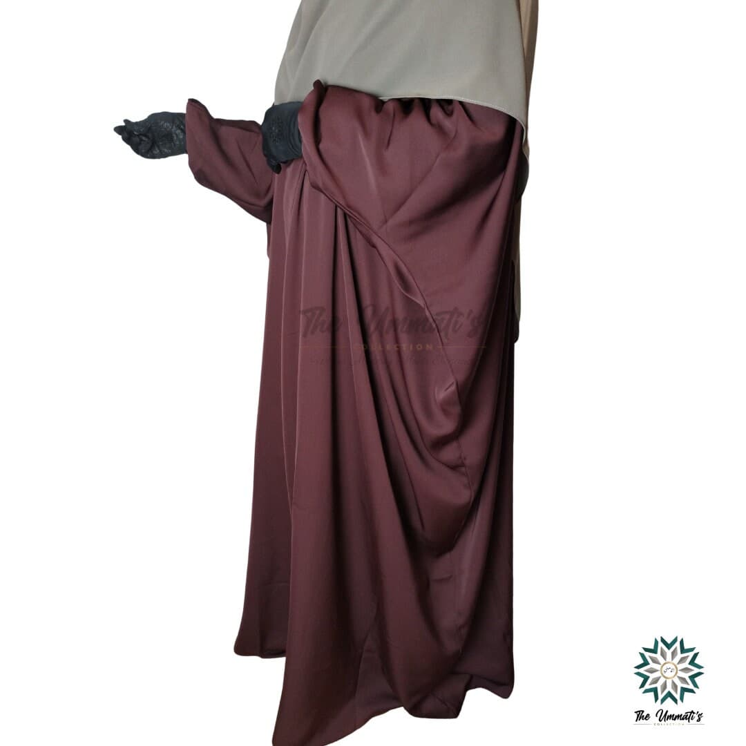 Premium Bisht Abaya (Burgundy) - image 5