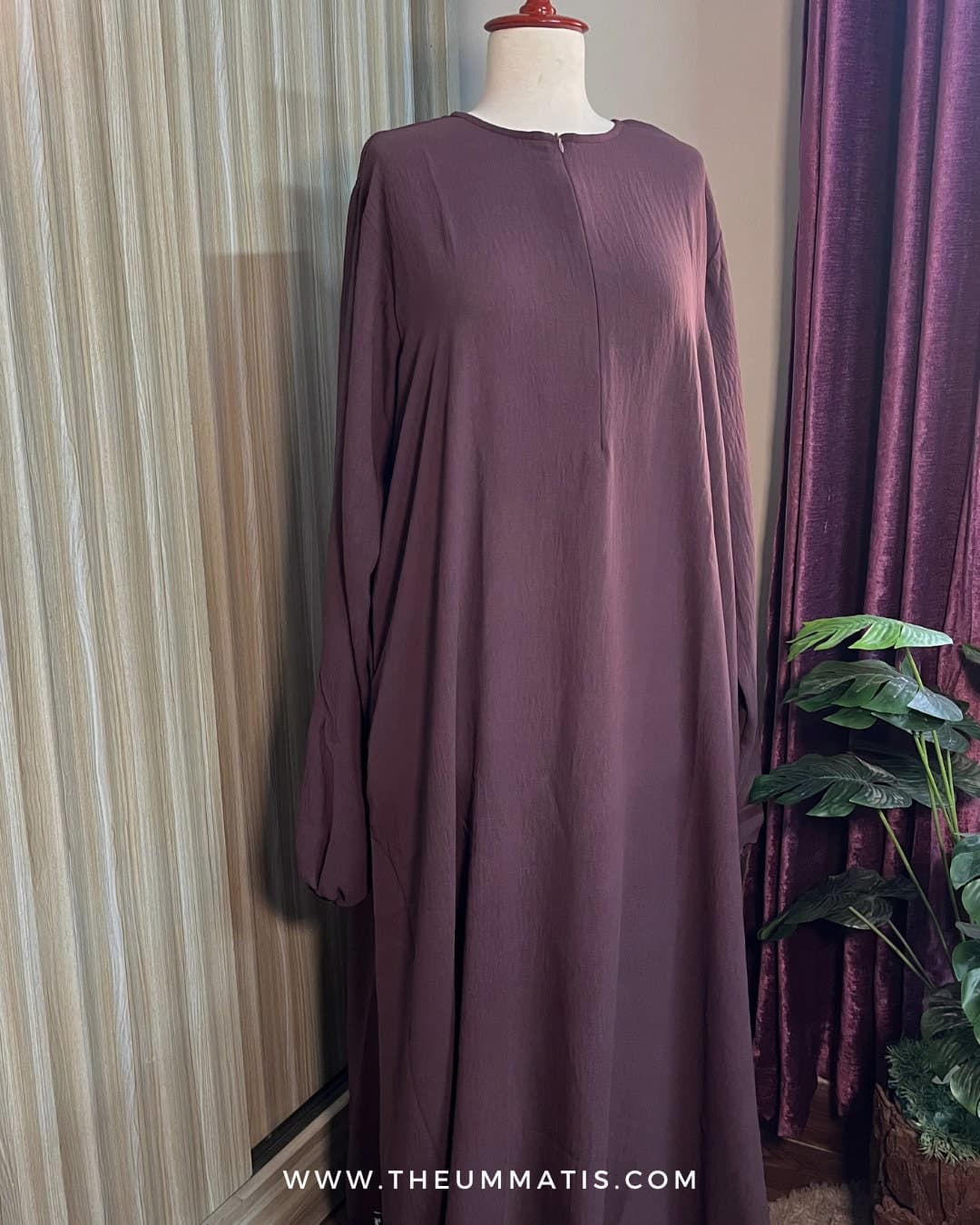 Abaya Haadia - (Dusty Rose) - image 3