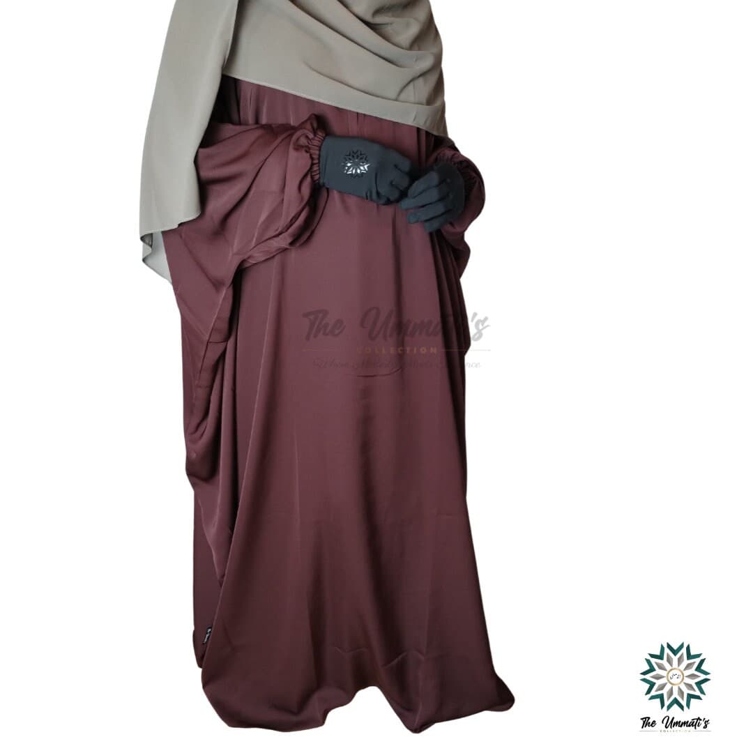 Premium Bisht Abaya (Burgundy)