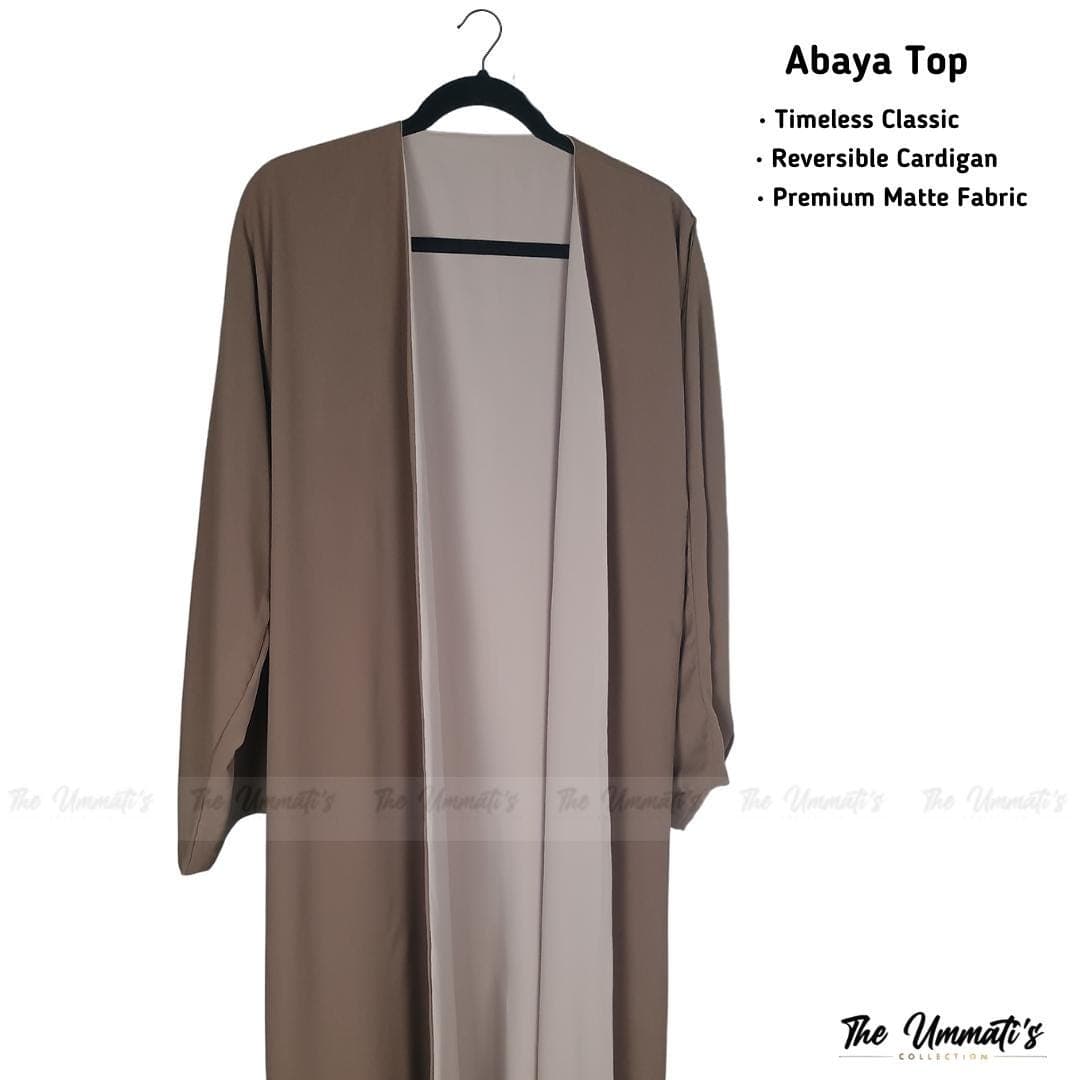Abaya Hareerah luxury set - (Sandy Taupe) - image 4