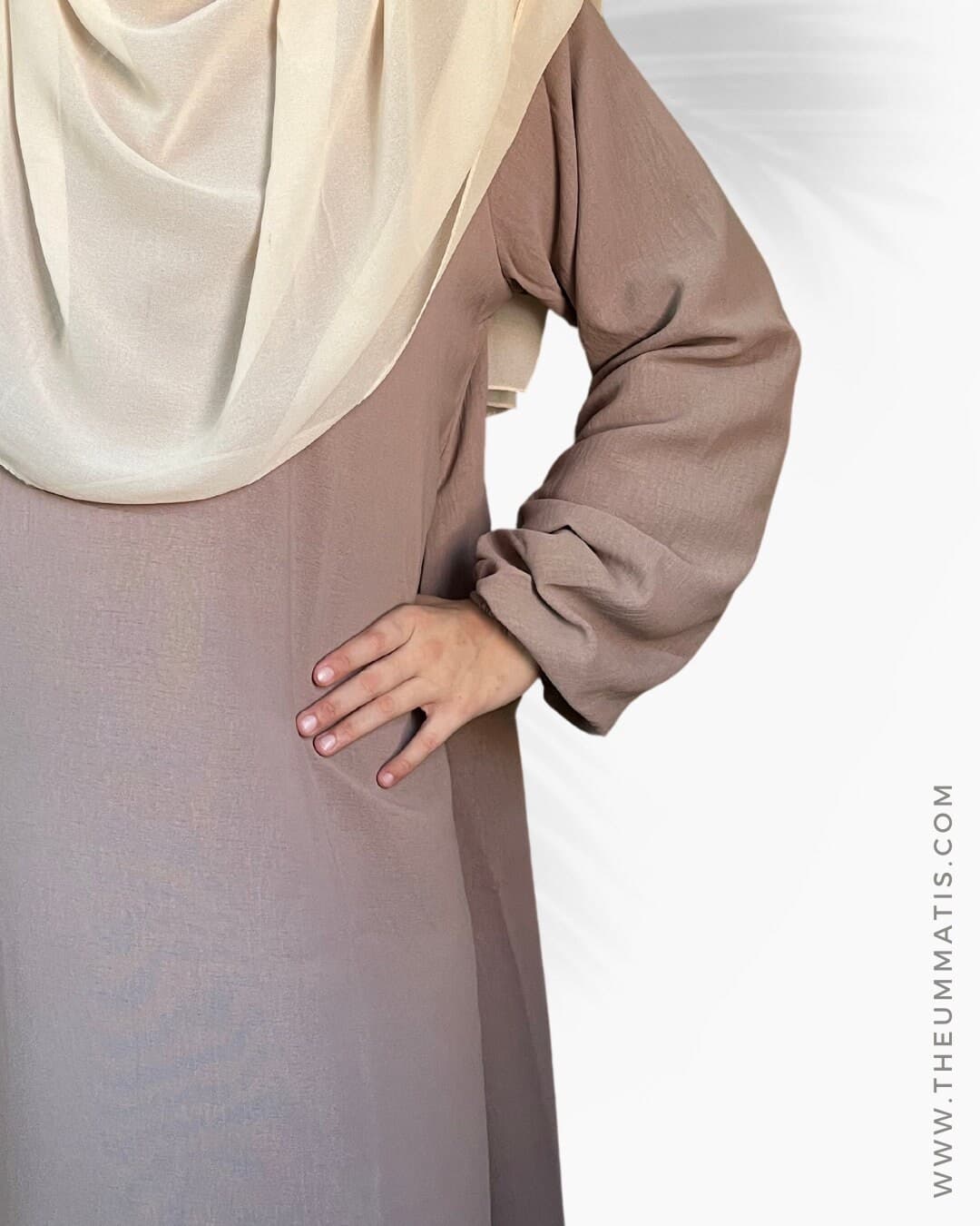 Abaya Haadia - (Mauve) - image 4
