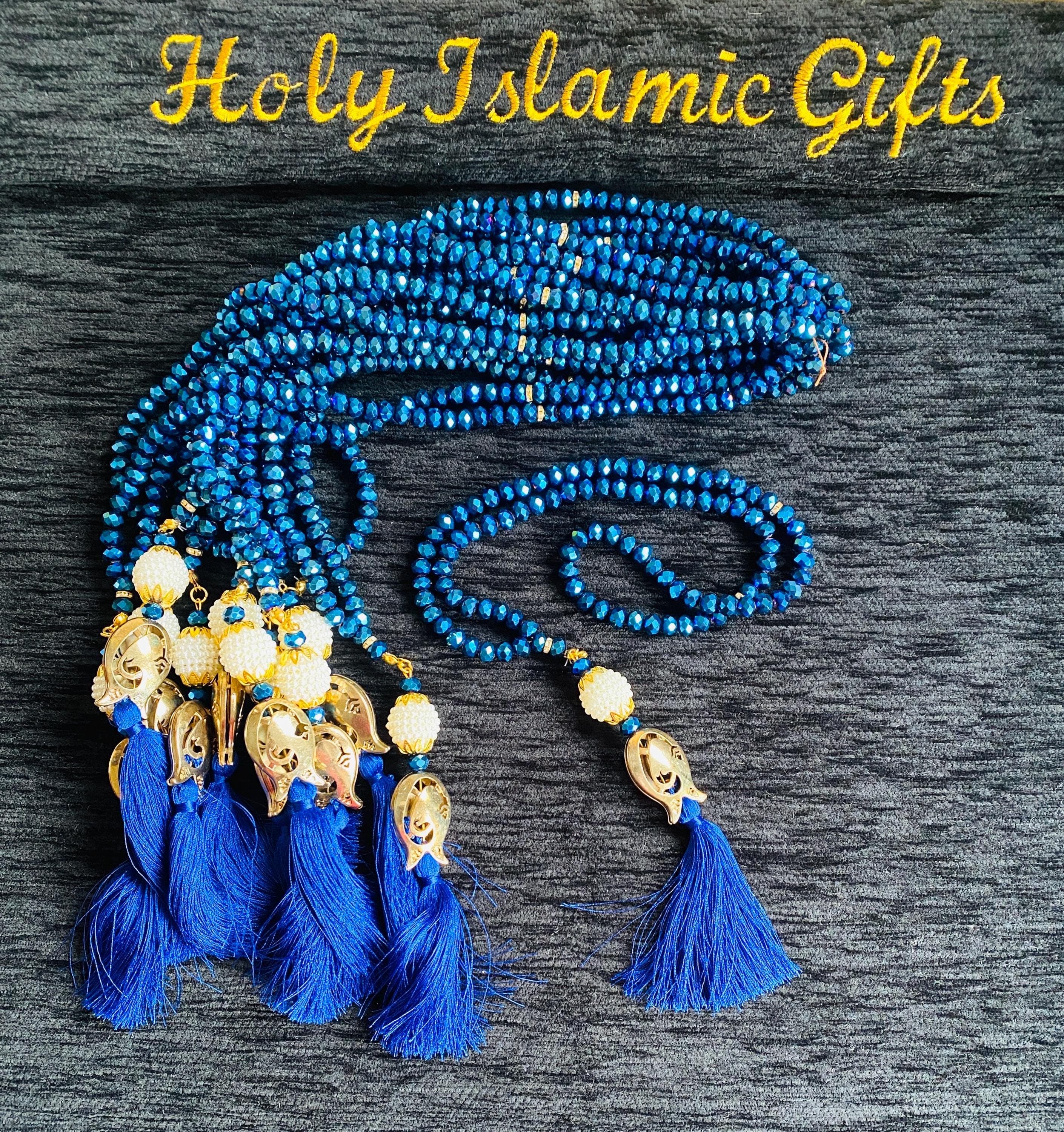 Crystal 99 Bead Tasbih: Islamic Prayer Beads with Swarovski Stone - image 3