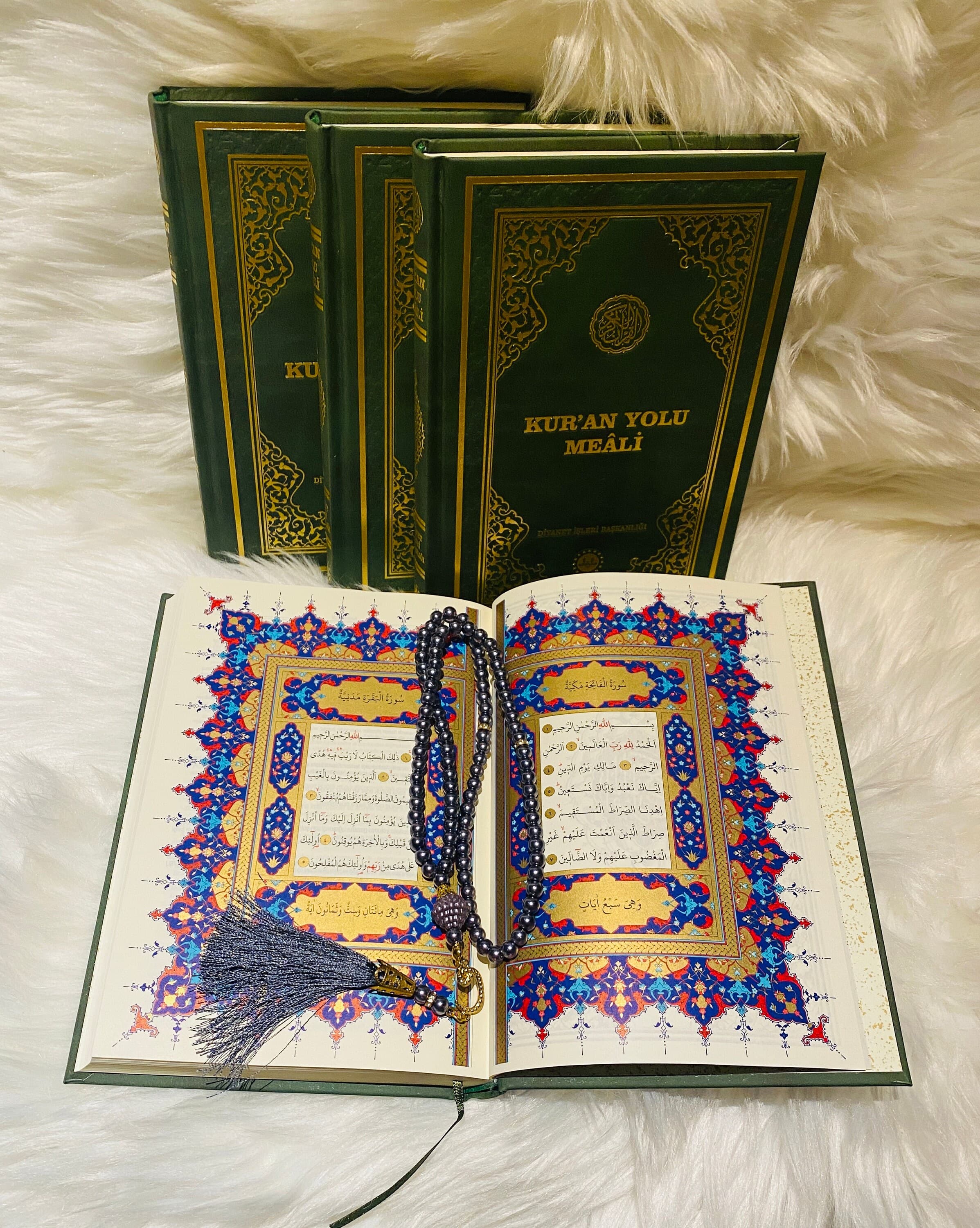 Arabic Turkish Quran Book: Islamic Religious Gift with Tasbeeh - image 4