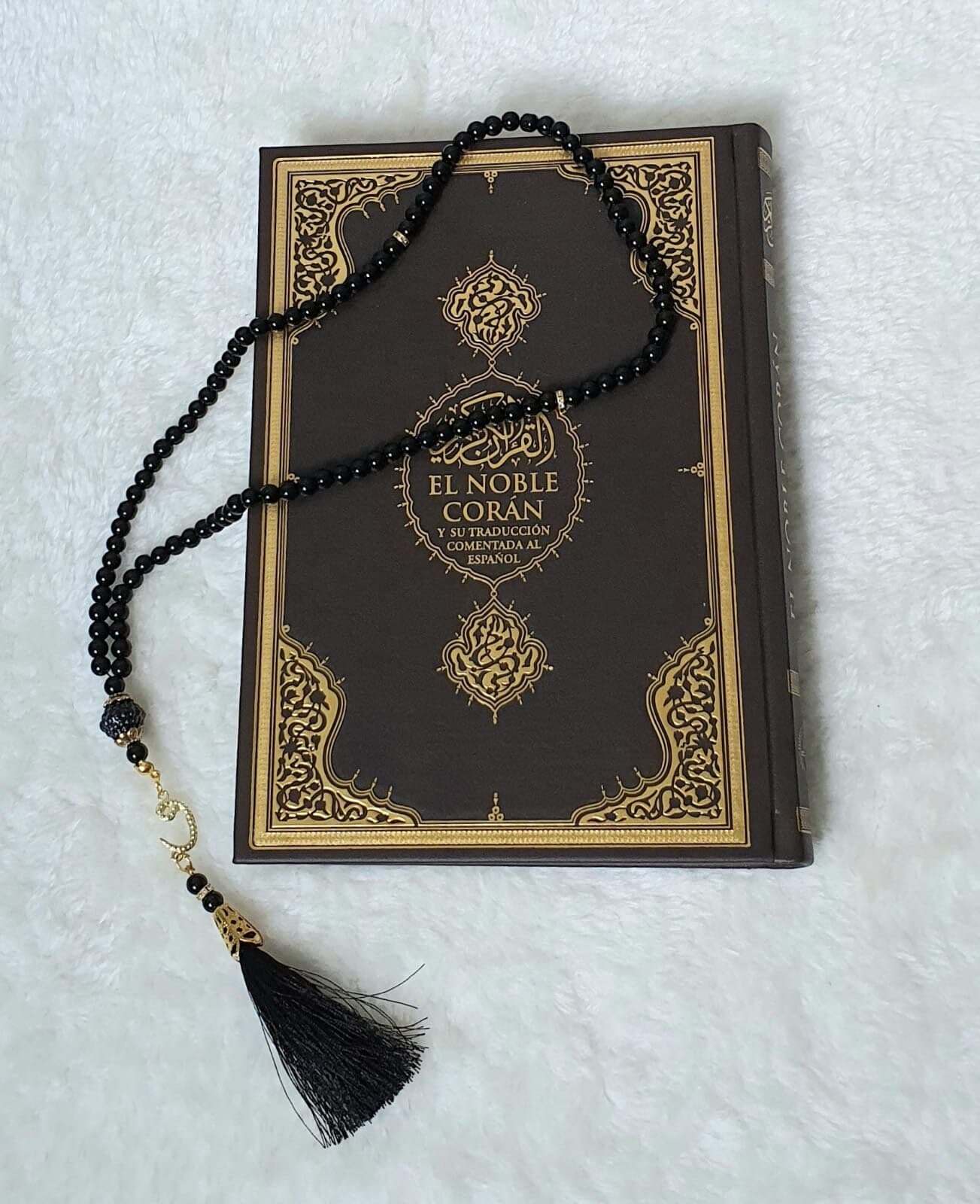 Quran Spanish Arabic Translated Holly book Eid Ramadan Muslim, İslamic gifts.Espanol Arabic.cams with Tashbih