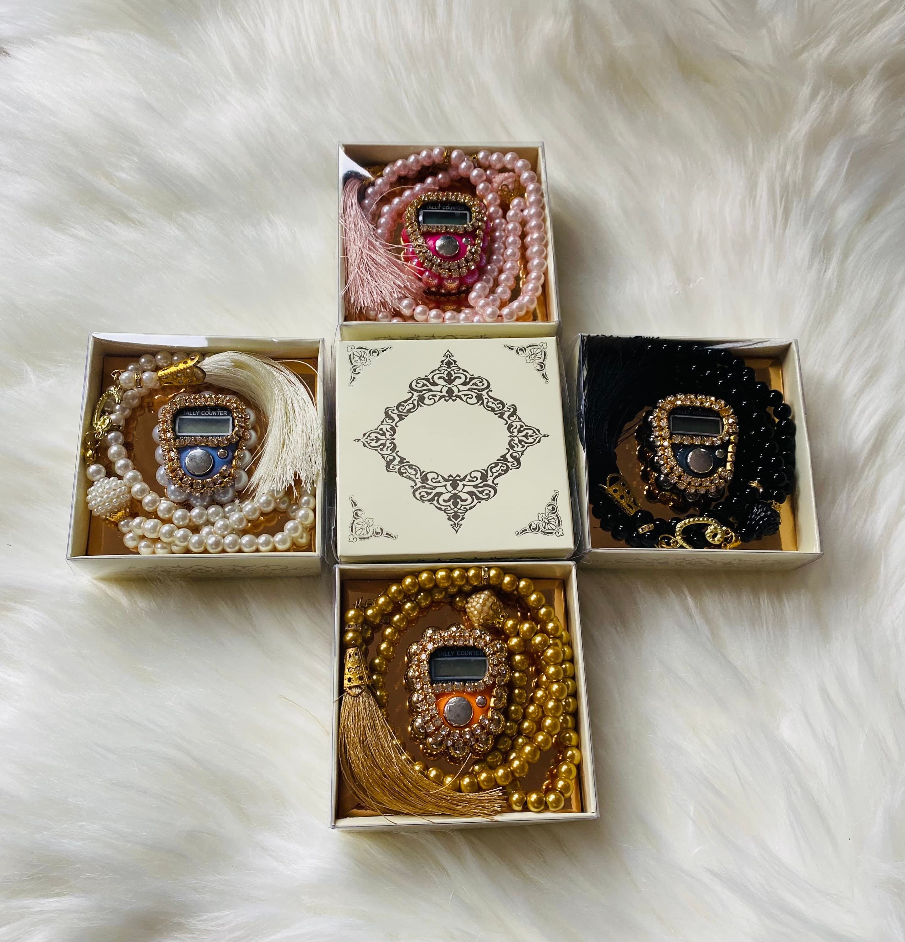 Digital Finger Dua Counter,Pear Tasbeeh,box,Prayer beads,Dua counters,Zikirmatic,Islamic small gift,Muslim gift,Wedding gifts