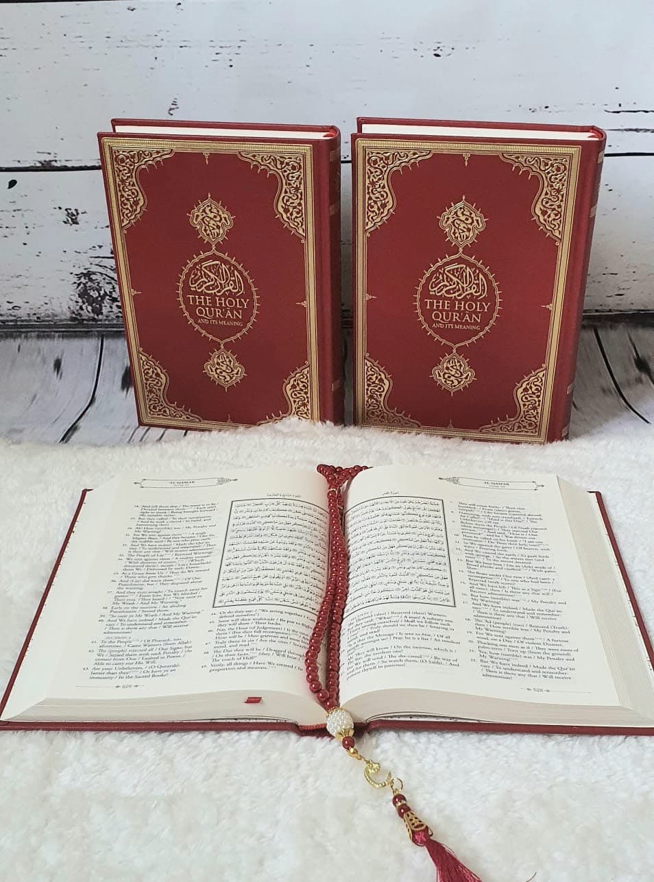 Quran English Arabic Translated Holly book Eid Ramadan Muslim, İslamic gifts.cams with Tashbih - image 5
