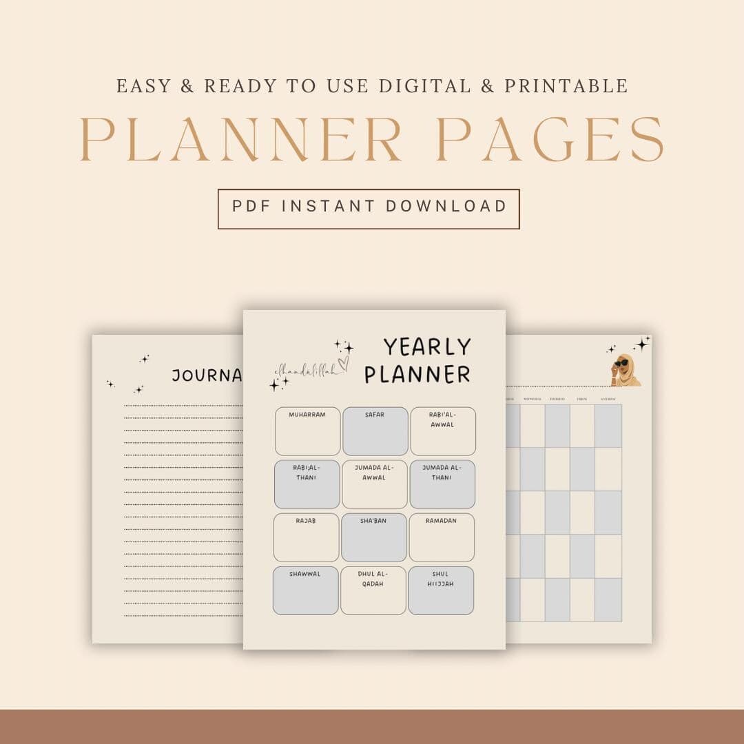 Muslim Planner: Quran & Prayer Tracker, Deen Organizer (Digital) - image 3