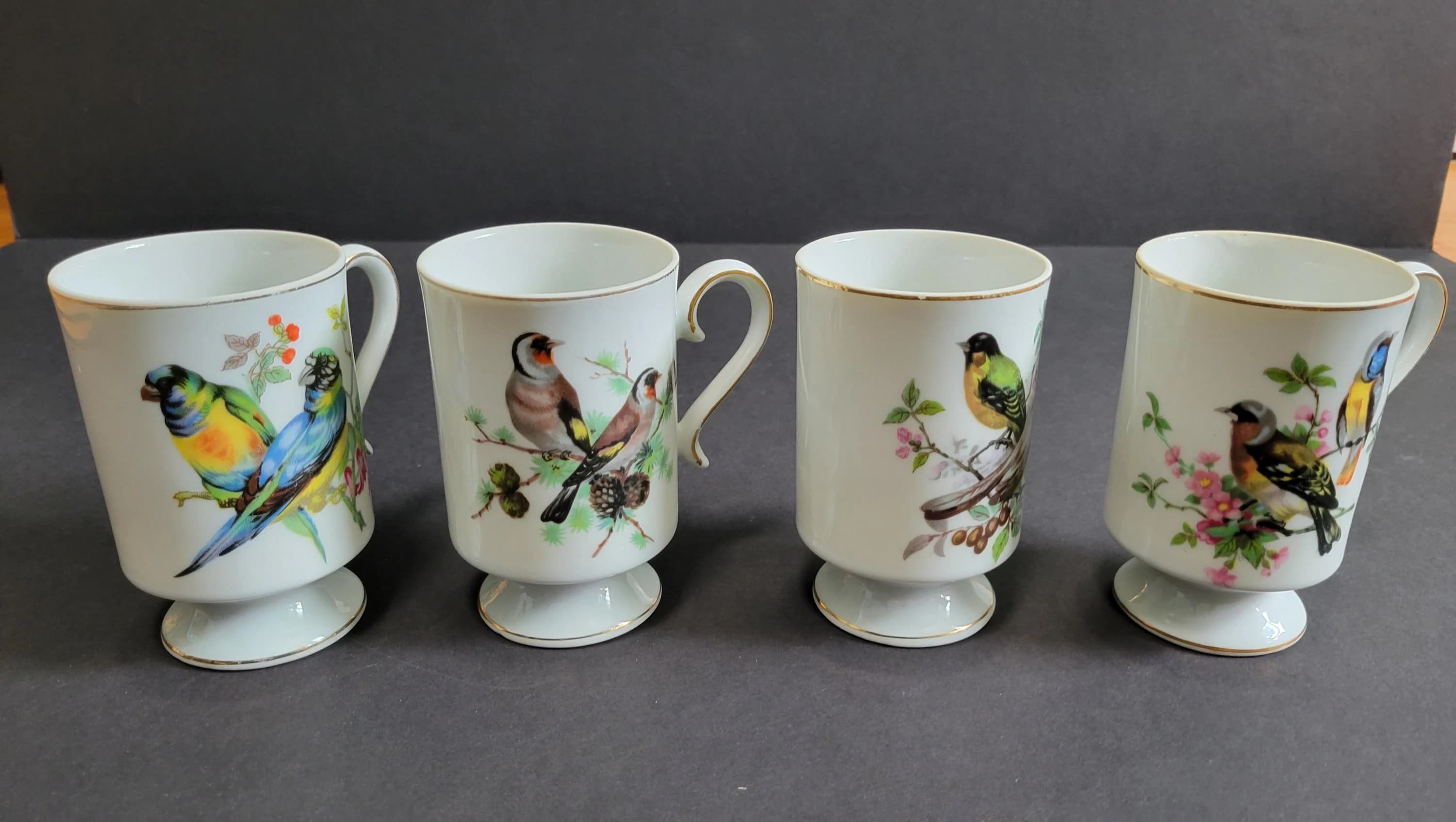 Vintage Royal Crown Arnart Mugs Love Bird