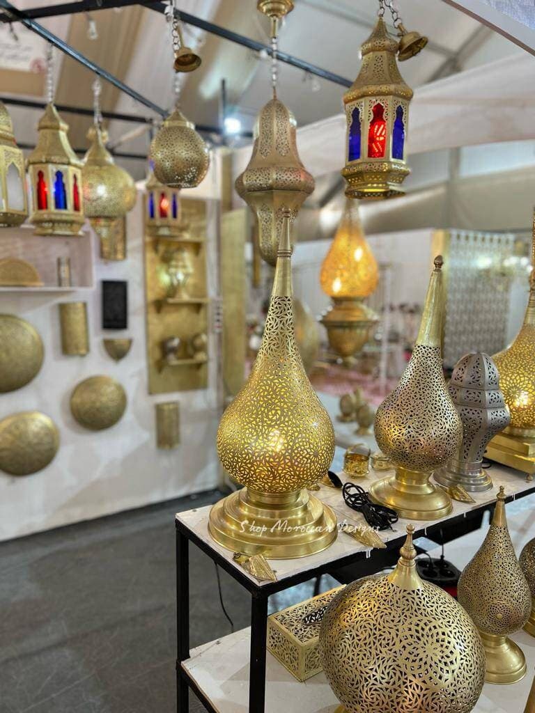 Table lamp, Moroccan lamp, bedside lamp, desk lamp, bedroom lamp, floor lamp, Moroccan home decor, Christmas gift, night light, housewarming - image 3