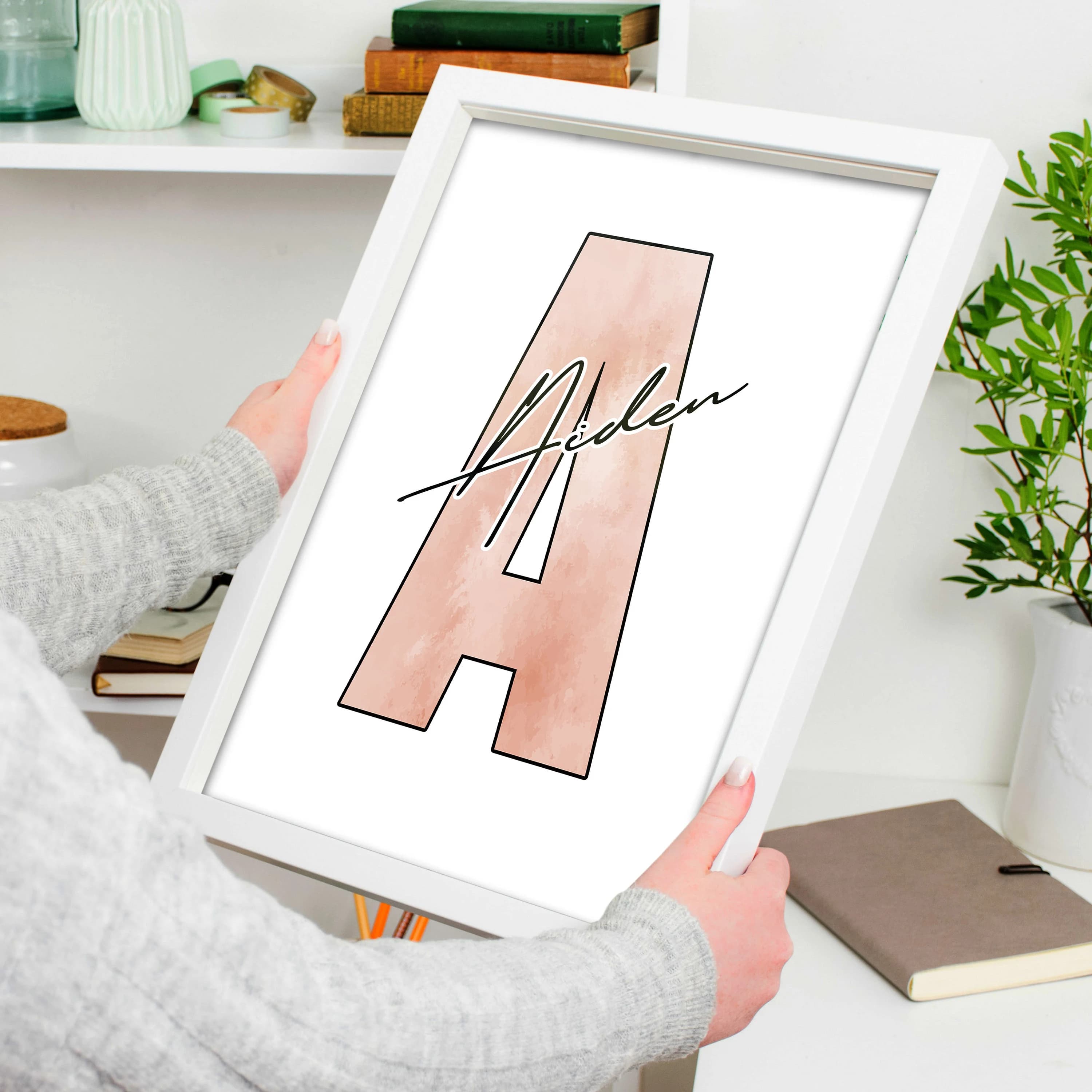 Personalized Football Prints Set | Watercolor Sports Art - image 5