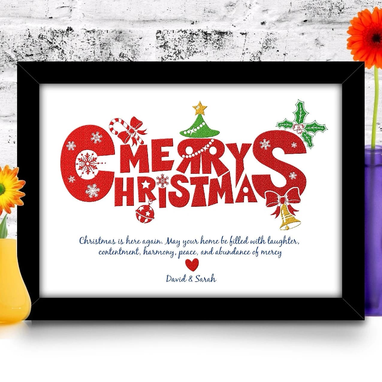 Personalised Christmas Gift, Present, Safekeep from Child Father, Gradad Friend.  Fully customize. Happy New Year - BUY 1 GET 1 FREE. - image 4