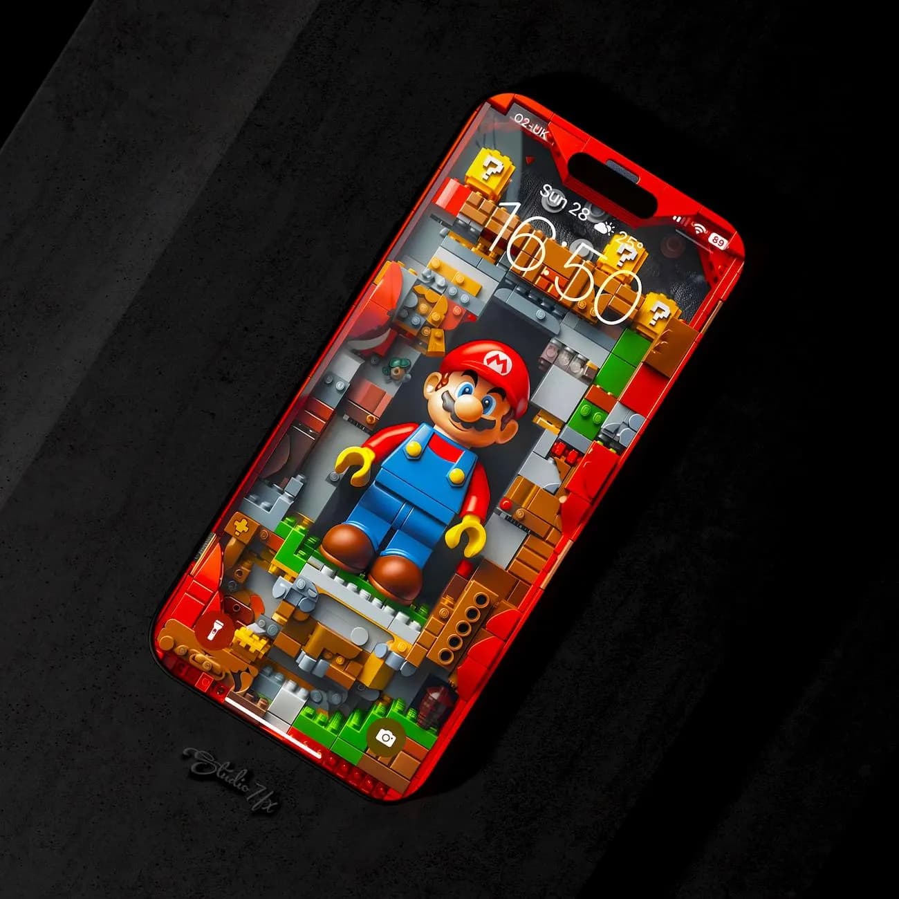 LEGO Super Mario iPhone Wallpaper | Mobile Phone Wallpaper | iOS LockScreen Wallpaper | Cellphone Wallpaper | 0355 - image 3