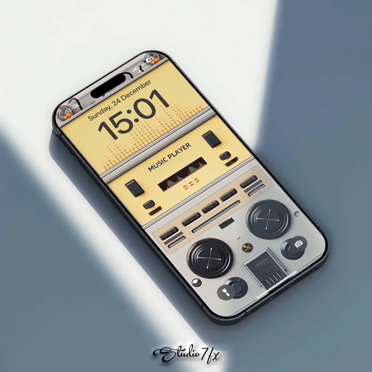 Retro Music Player iPhone Wallpaper | iOS Mobile Phone Wallpaper | iOS LockScreen Wallpaper | iOS Cellphone Wallpaper | Gift | 164 - image 5