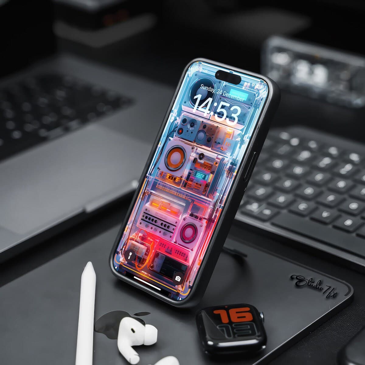 Transparent Concept Music Player iPhone Wallpaper | iOS Mobile Phone Wallpaper | iOS LockScreen Wallpaper | iOS Cellphone Wallpaper | 157 - image 5