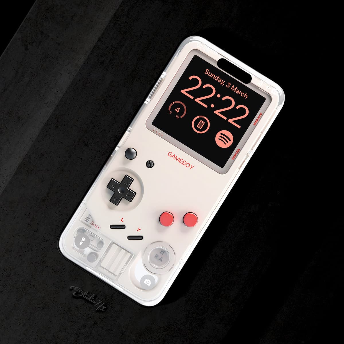 Retro GameBoy iPhone Wallpaper Concept Design | Mobile Phone Wallpaper | iOS LockScreen Wallpaper | Cellphone Wallpaper | Gift | 0225 - image 5
