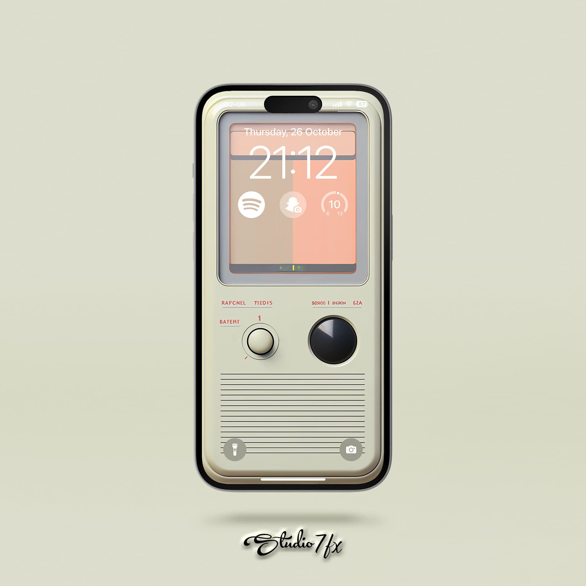 Retro Radio Player Device iPhone Wallpaper | Mobile Phone Wallpaper | iOS Wallpaper | LockScreen Wallpaper |Cellphone Wallpaper | 0013 - image 4