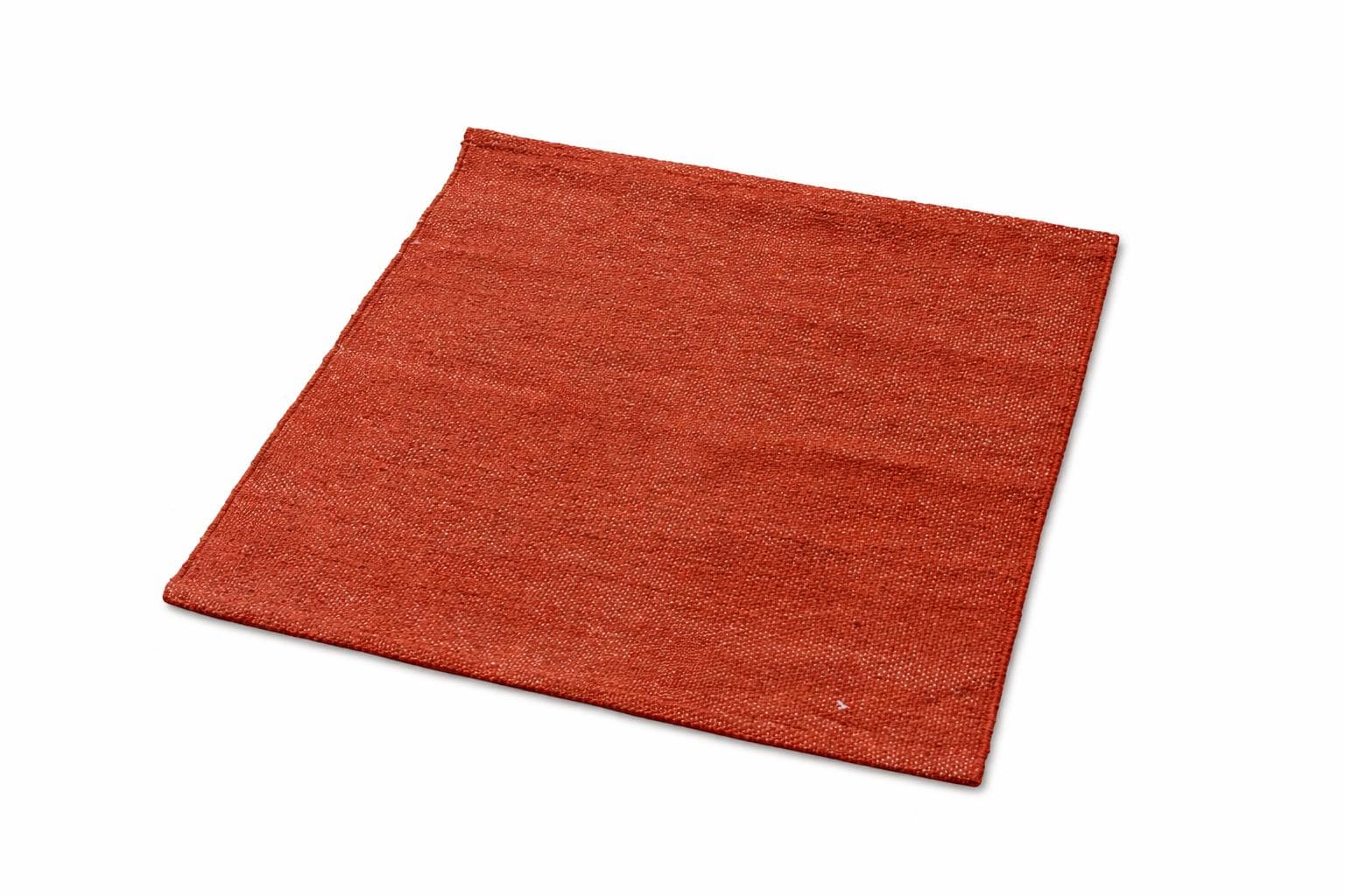 Natural cotton aasan rug anti skid meditation mat for home use