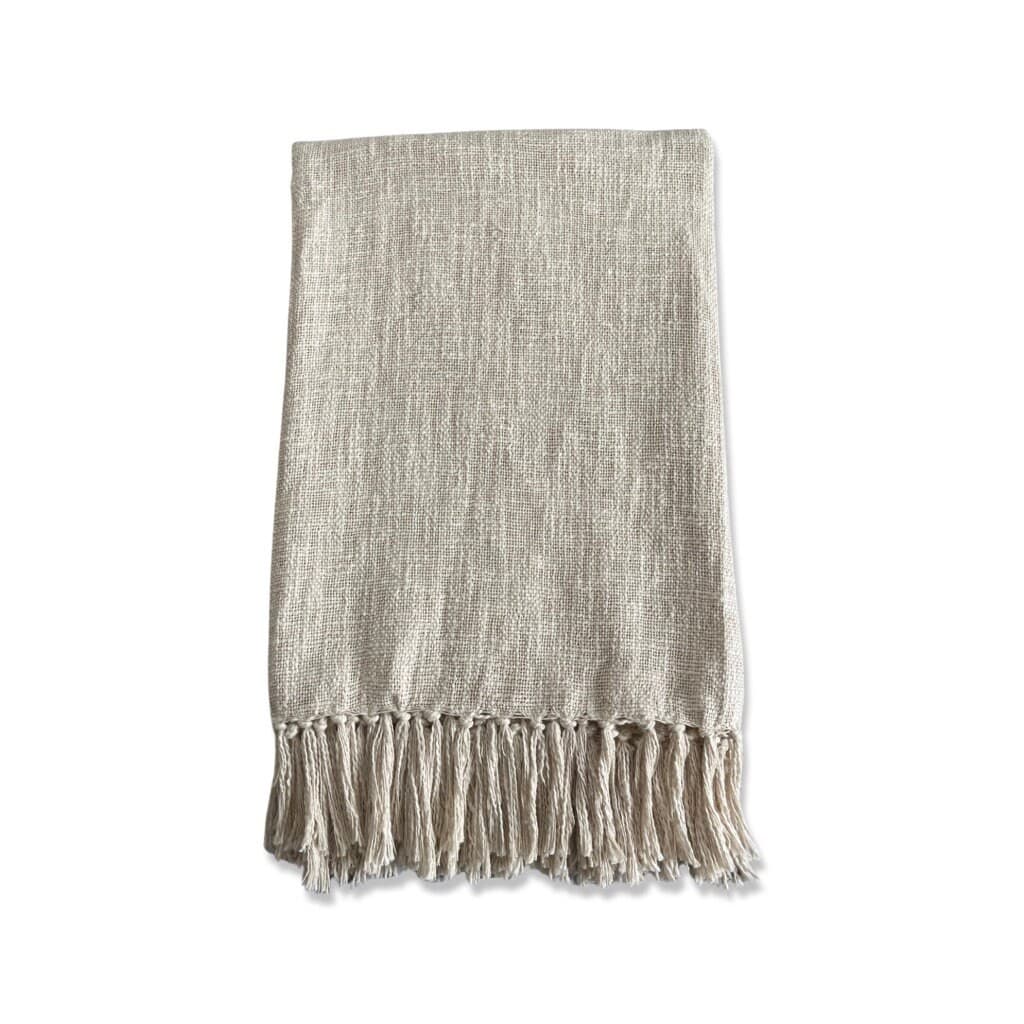 Organic Cotton Yoga Blanket 84x54 | Handwoven Meditation Blanket | Breathable Yoga Throw | Eco Friendly Boho Home Decor - image 5