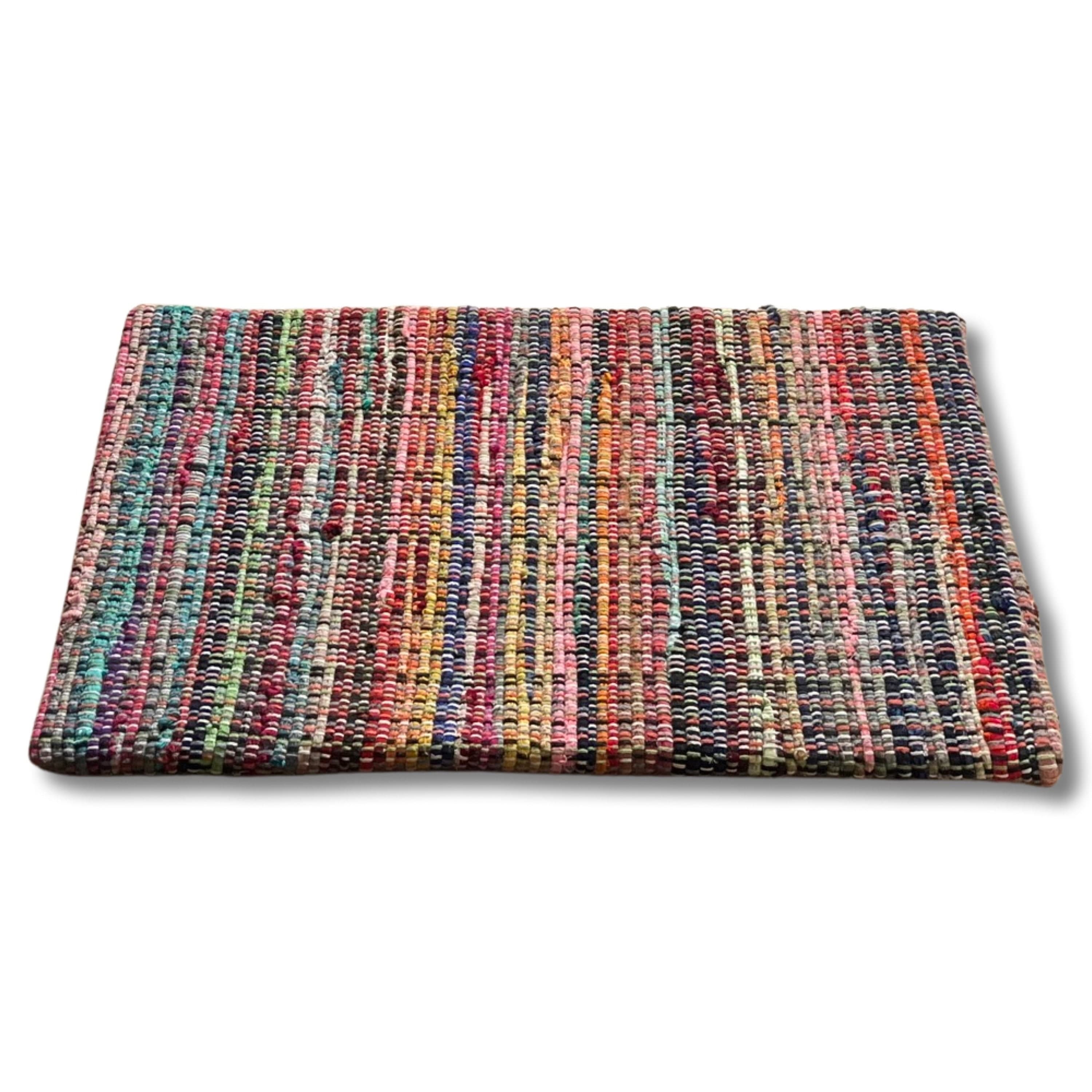 Cotton kitchen floor mat 18x30 washable non slip rug