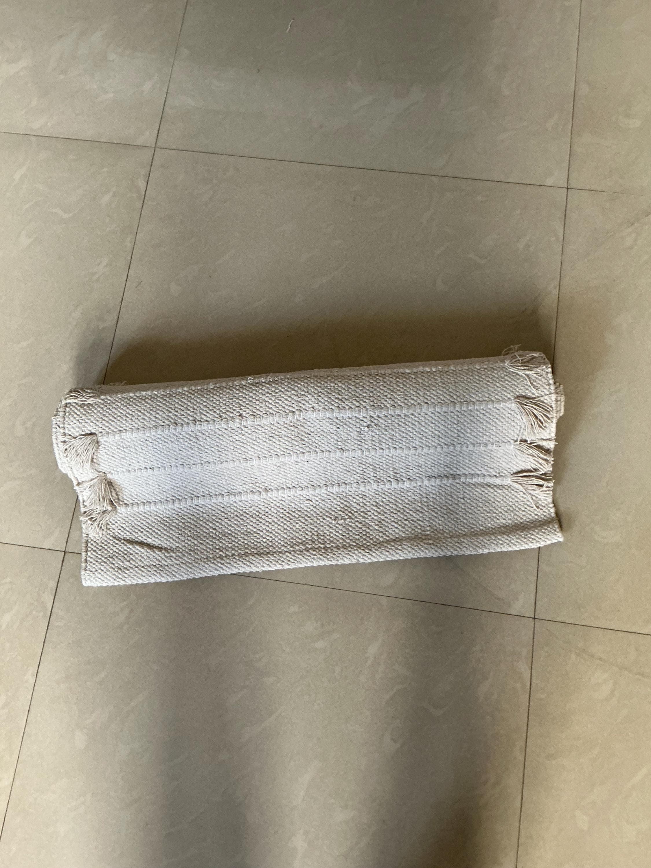 Organic Cotton Yoga Mat 2x6, Anti Skid Yoga Rug, Washable Meditation Mat, Eco Friendly Pilates Fitness Mat USA - image 5
