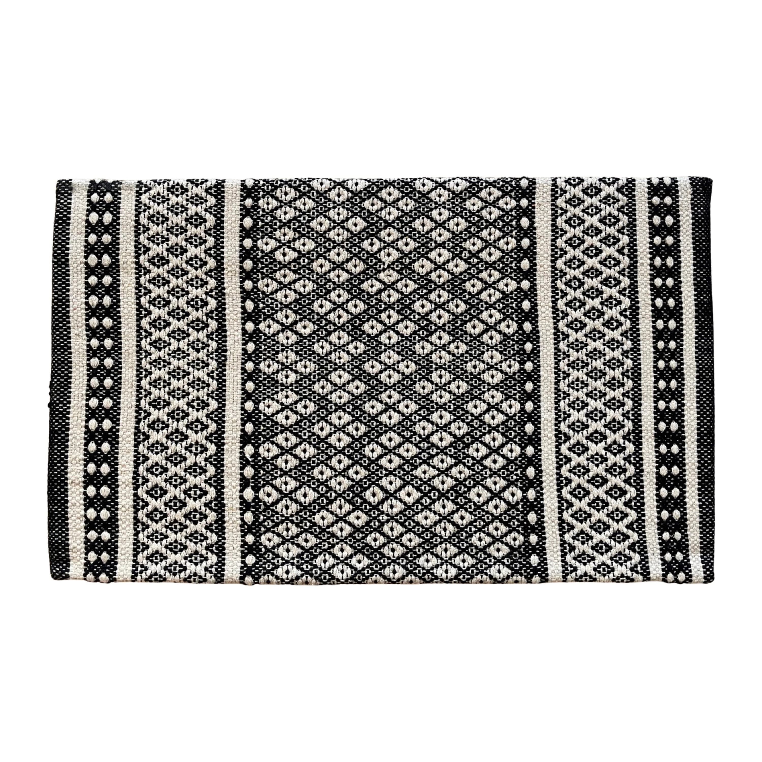 Cotton kitchen mat non slip farmhouse style sink rug