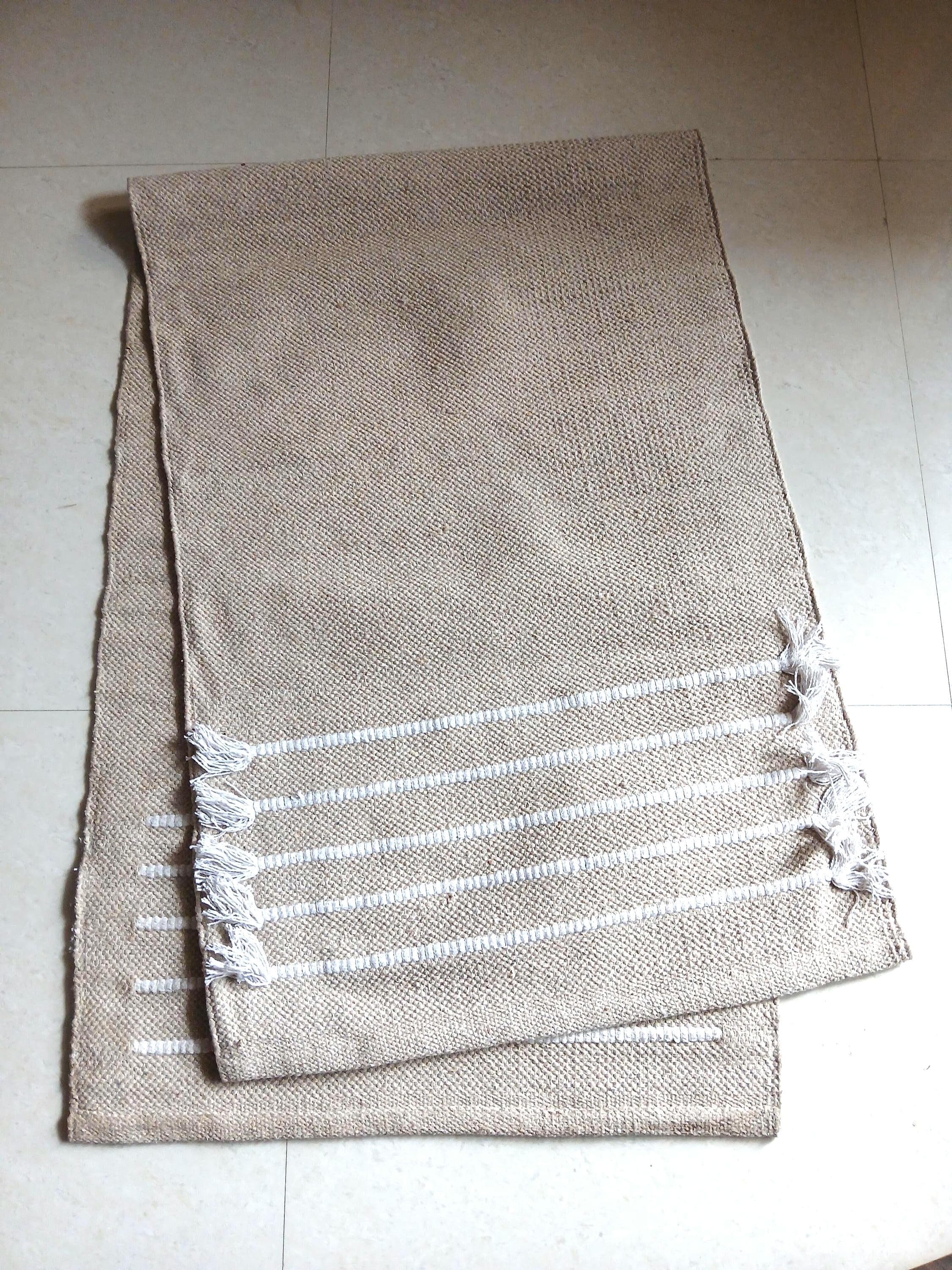 Eco-Conscious Cotton Yoga Mat Antibacterial Non Slip Eco-Friendly Workout Mat Mindful Living Gift - image 3