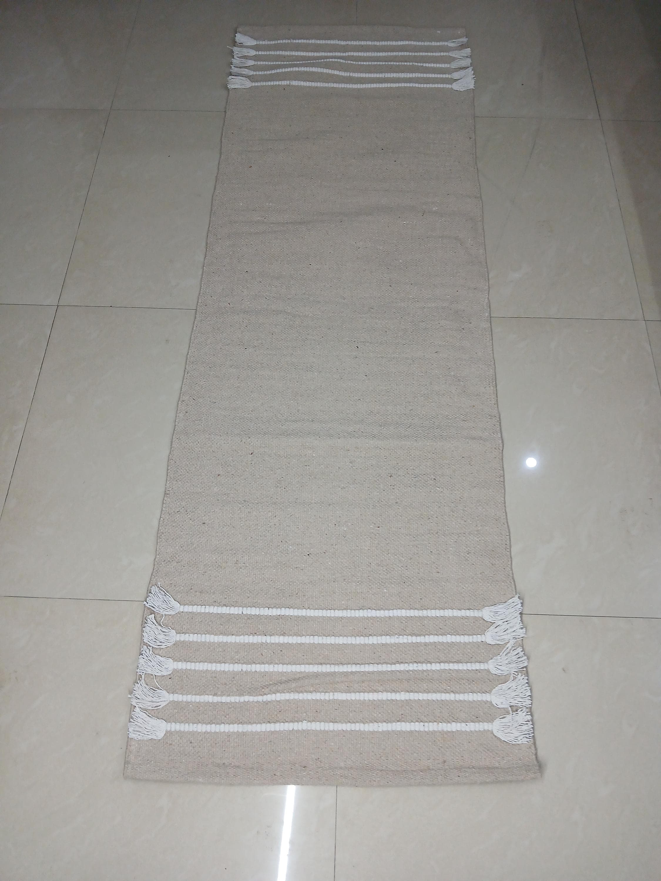 Eco-Conscious Cotton Yoga Mat Antibacterial Non Slip Eco-Friendly Workout Mat Mindful Living Gift - image 4