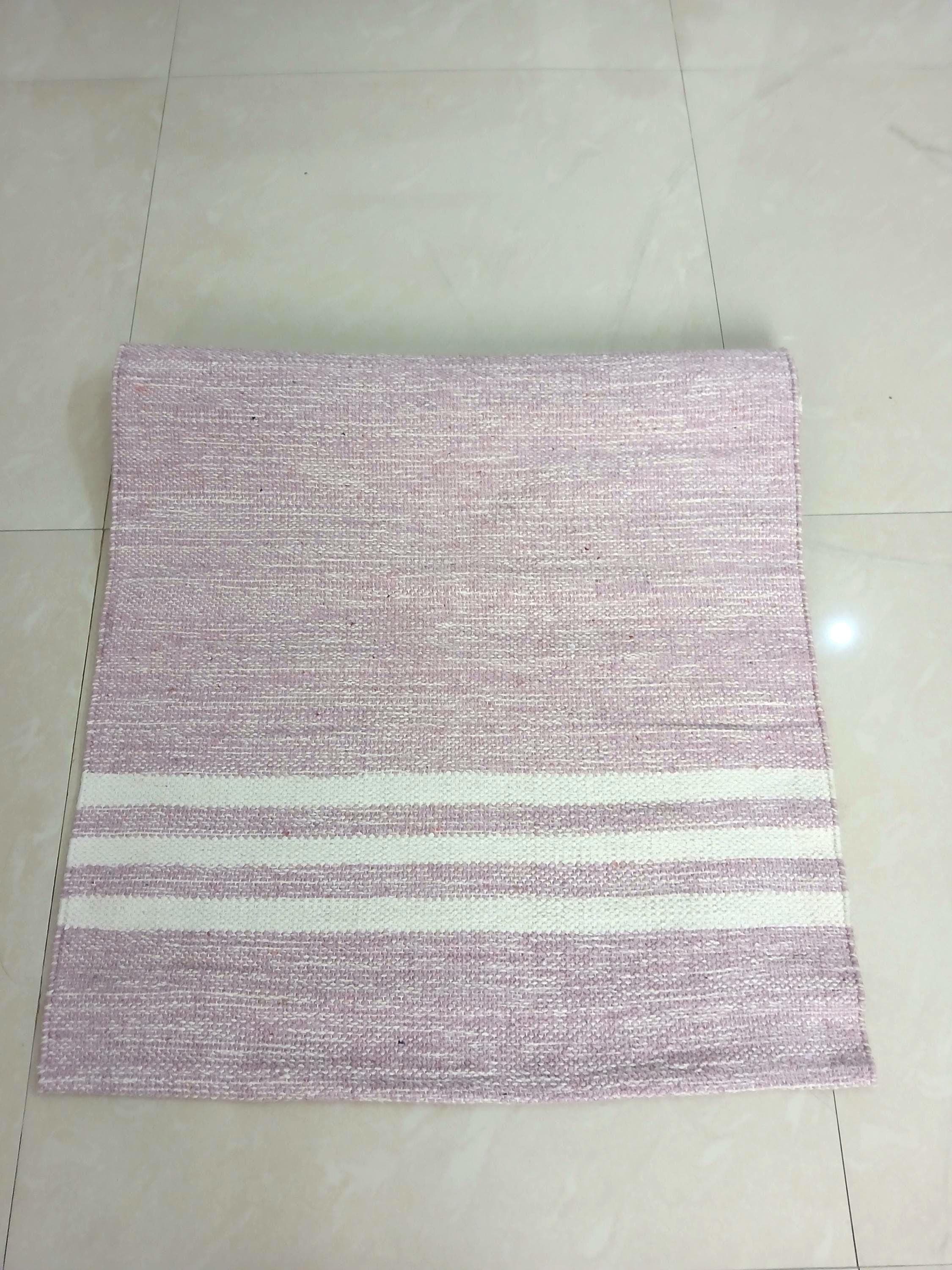 Handmade Organic Cotton Yoga Mat, Lightweight, Non-Slip - image 3