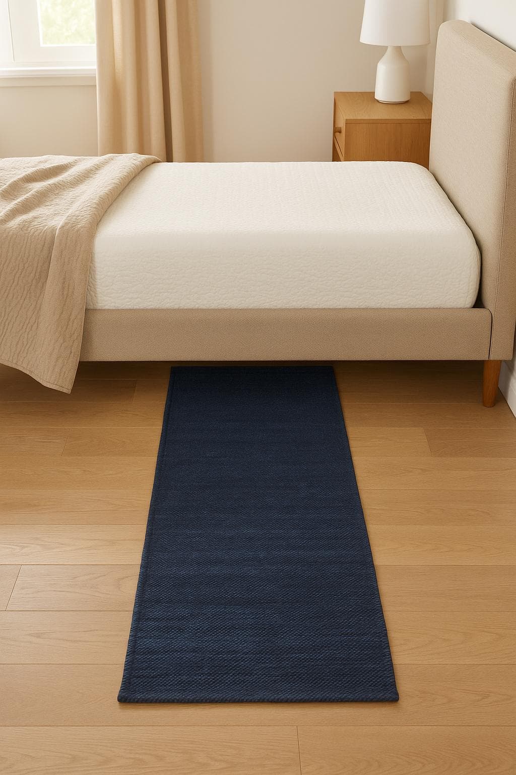 Handloom Cotton Yoga Mat: Eco-Friendly Non-Slip Grip - image 3