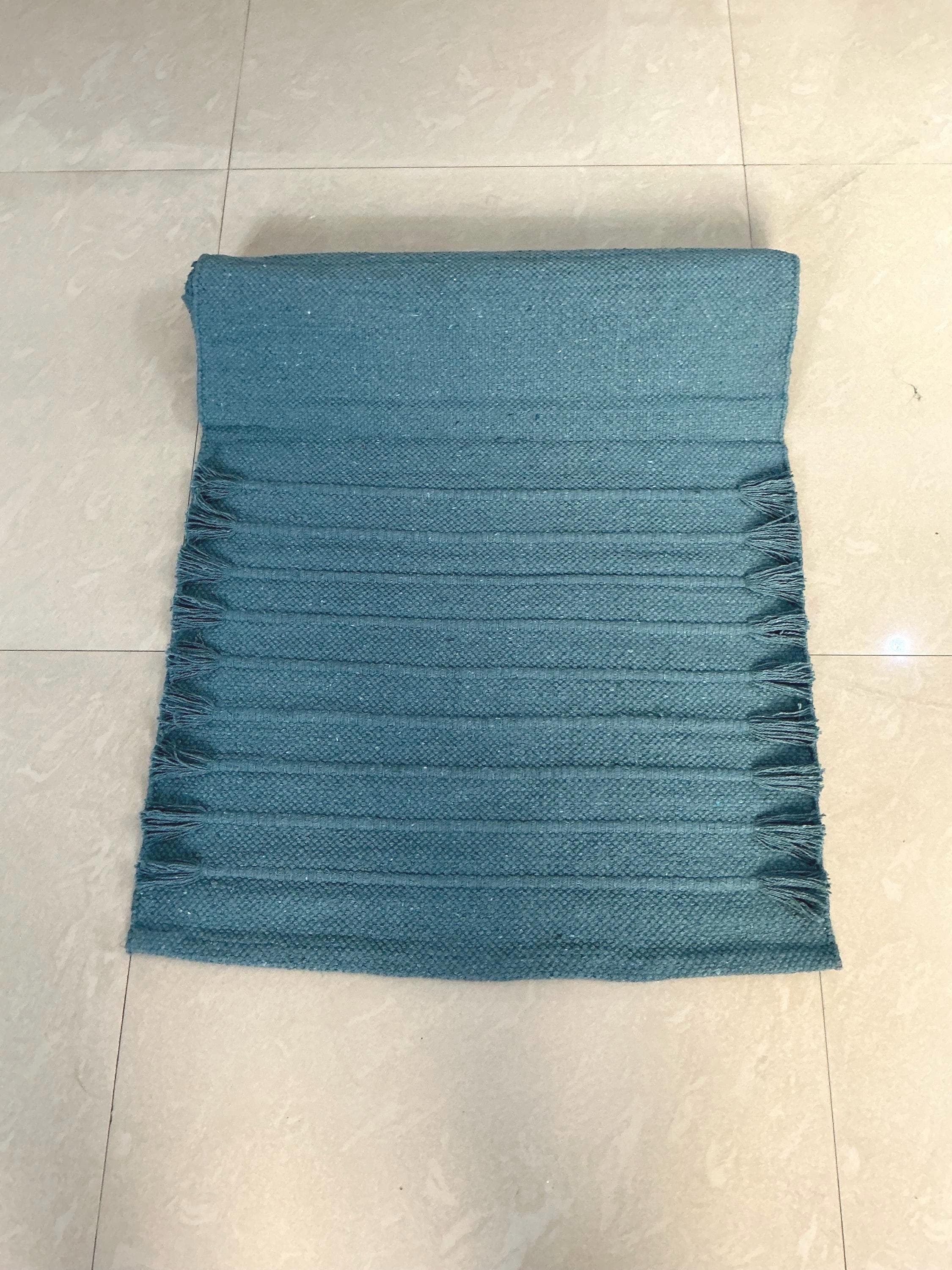 Cotton Yoga Mat – Organic, Breathable & Eco-Friendly for Hygienic Yoga Practice, Perfect Gift for Yogis