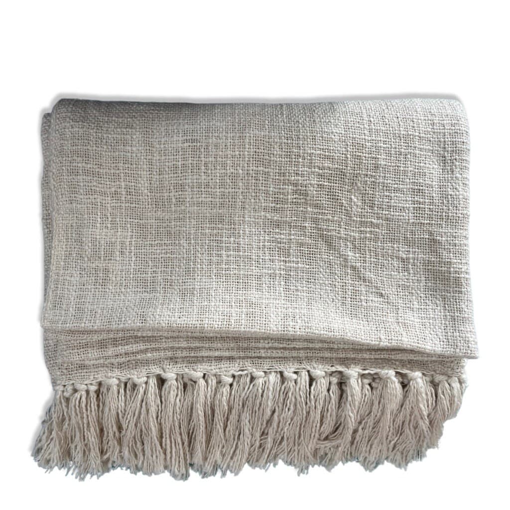 Organic Cotton Yoga Blanket 84x54 | Handwoven Meditation Blanket | Breathable Yoga Throw | Eco Friendly Boho Home Decor - image 3
