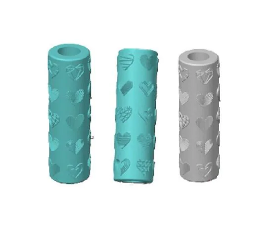 1 PCS: Hearts/Polymer Clay/Cookie Cutter Texture Roller