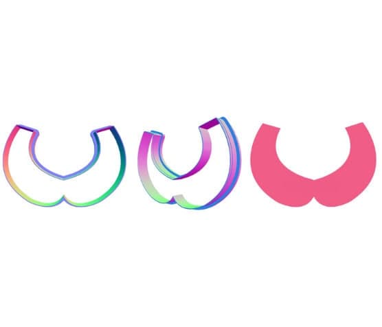 1 PCS: Necklace Bib Cutter/Polymer Clay/Cookie Cutter