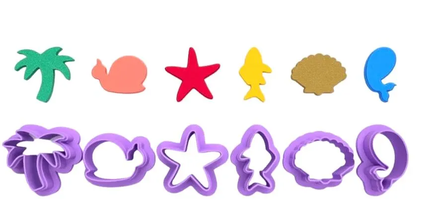 6 PCS: Studs/Sea/Summer Micro/Nano/Studs/Slab Cutter Set - image 3