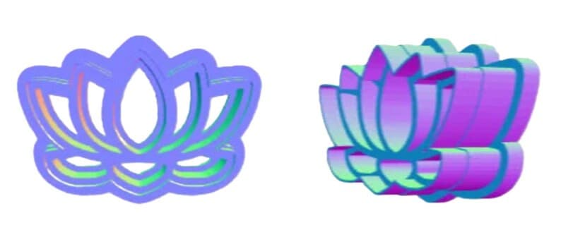 1 PCS: Lotus Flower Imprint Cutter - image 3