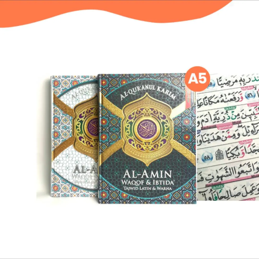 Color Coded Tajweed Quran Waqaf Ibtida Full Tajweed Easy Reading Rasm Uthmani Al-Amin Free Delivery Worldwide - image 2